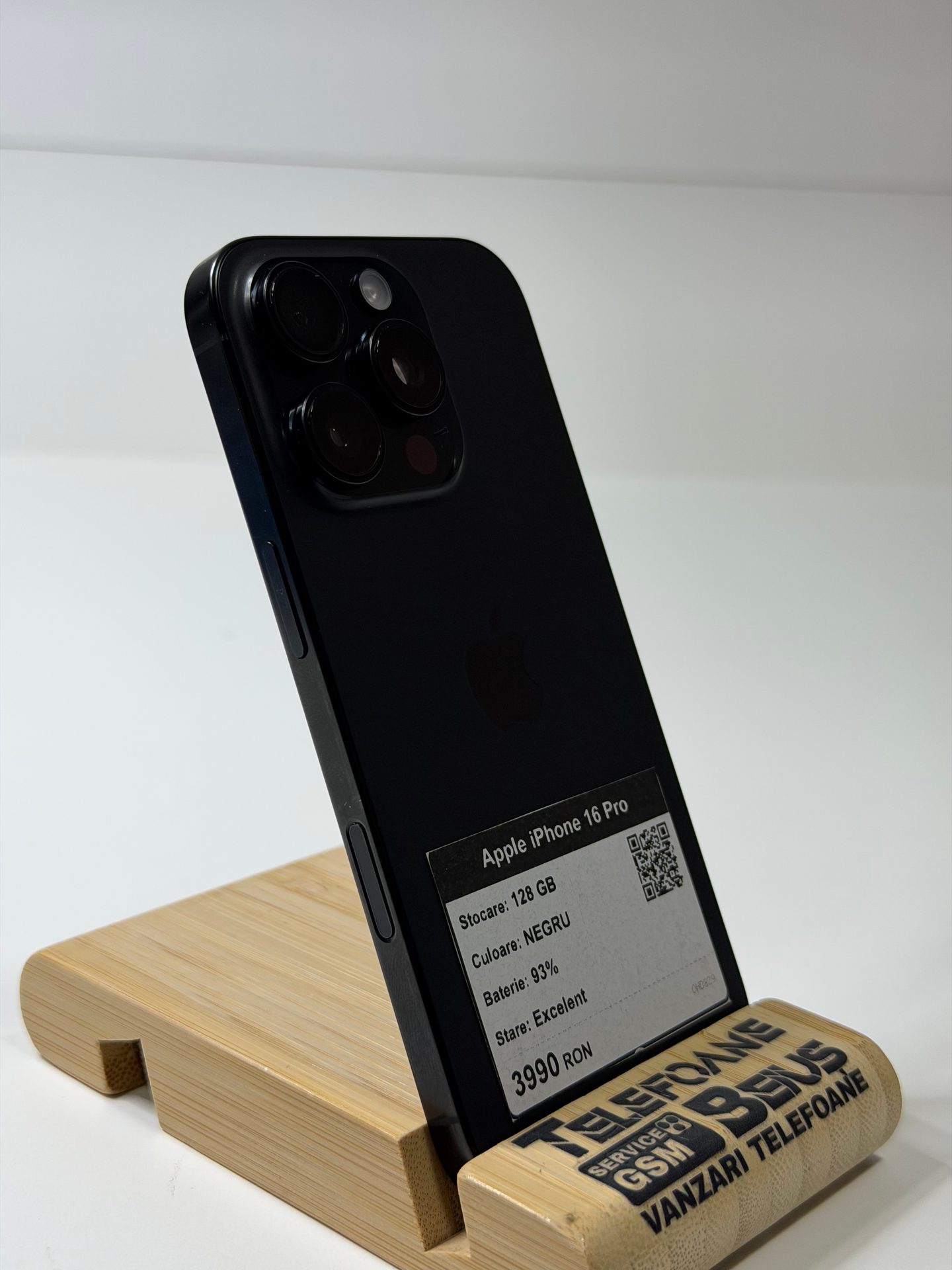 Apple iPhone 16 Pro - Negru, 128 GB, Excelent - 2