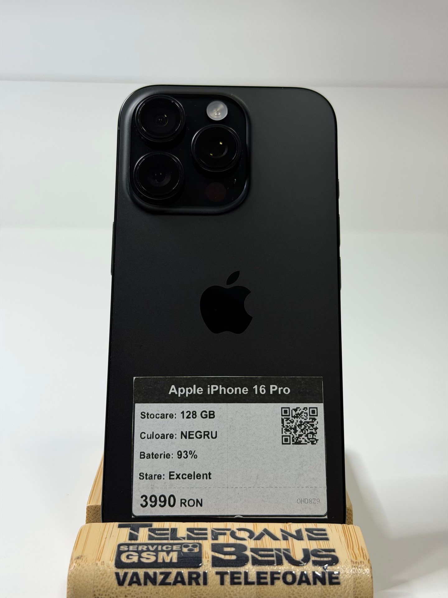 Apple iPhone 16 Pro - Negru, 128 GB, Excelent - 3