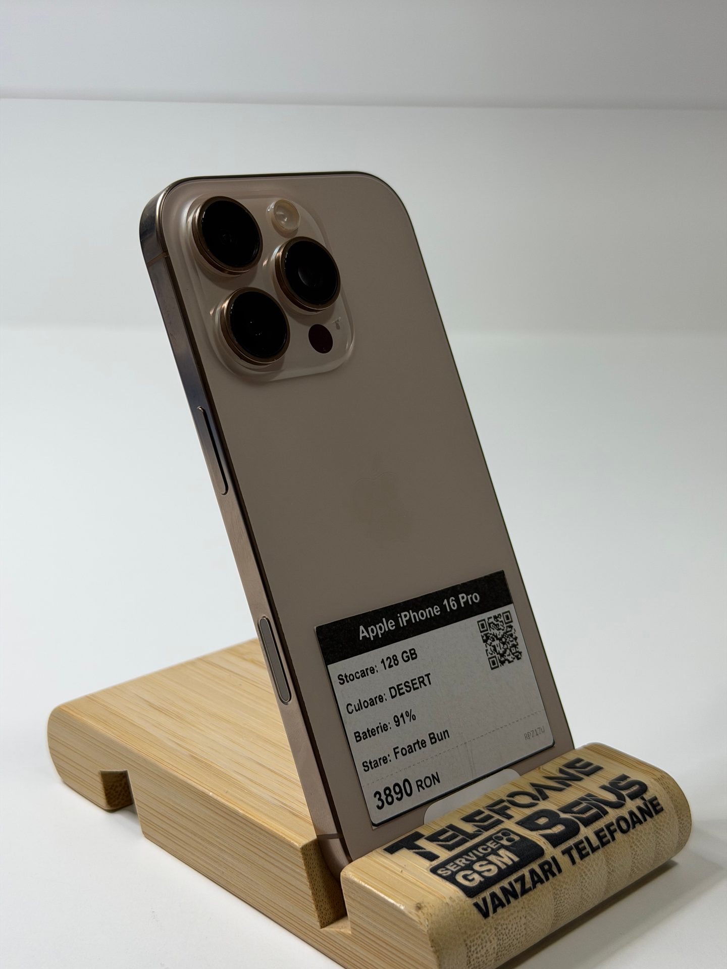 Apple iPhone 16 Pro - Desert, 128 GB, Foarte Bun - 2