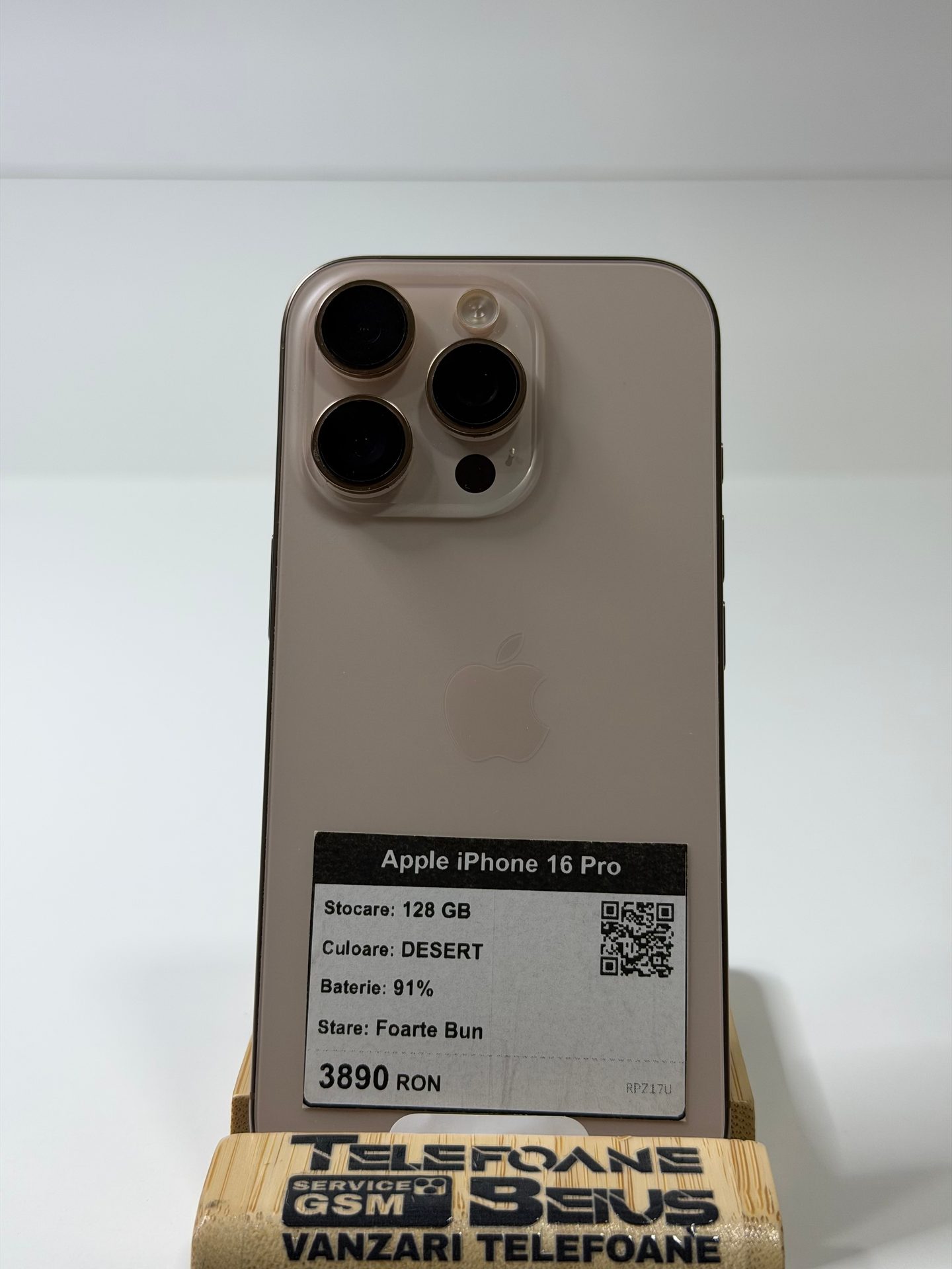 Apple iPhone 16 Pro - Desert, 128 GB, Foarte Bun - 3