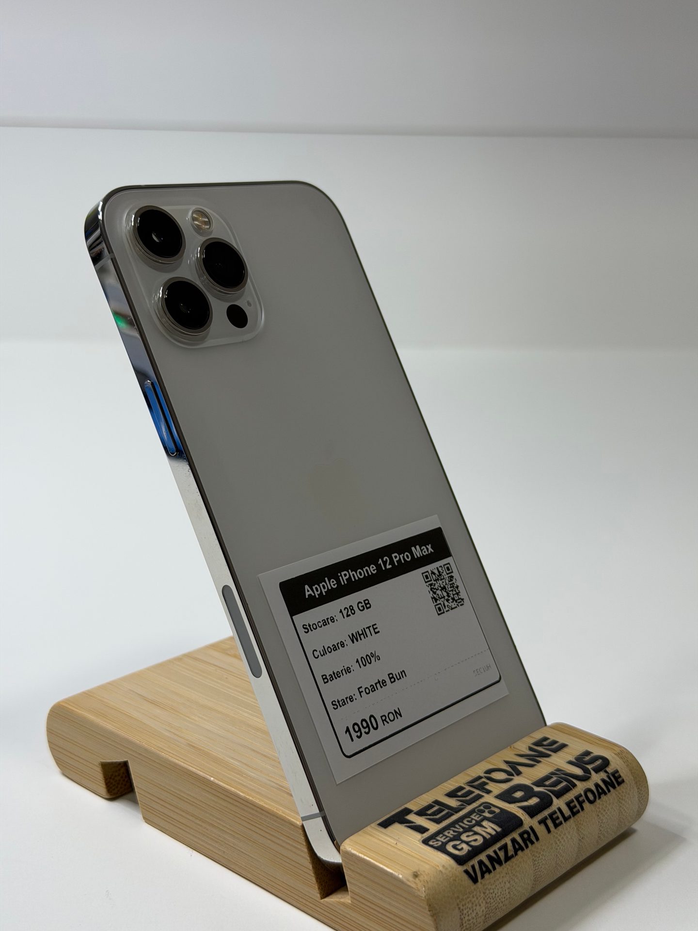 Apple iPhone 12 Pro Max - White, 128 GB, Foarte Bun - 2