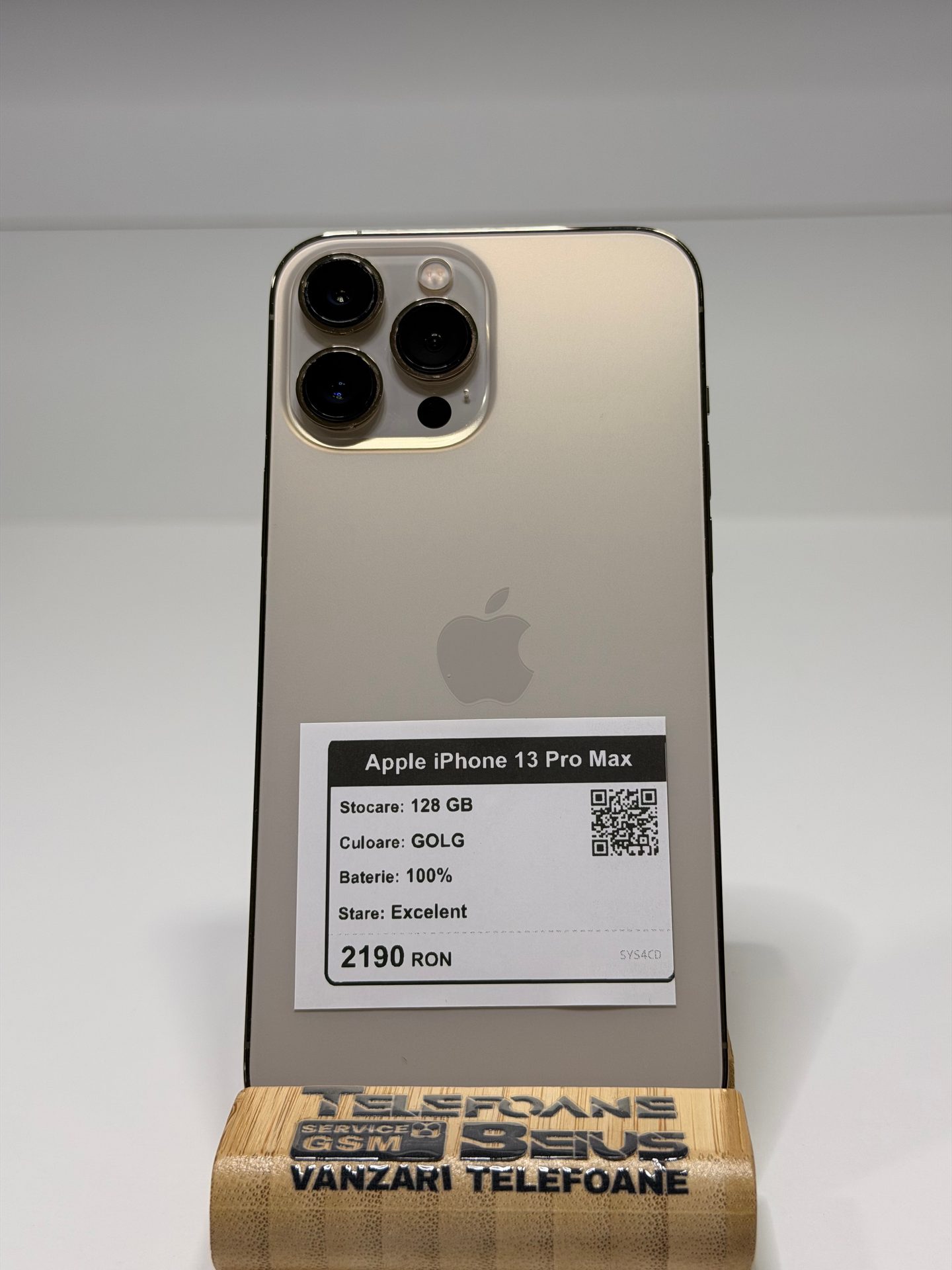 Apple iPhone 13 Pro Max - Gold, 128 GB, Excelent - 3