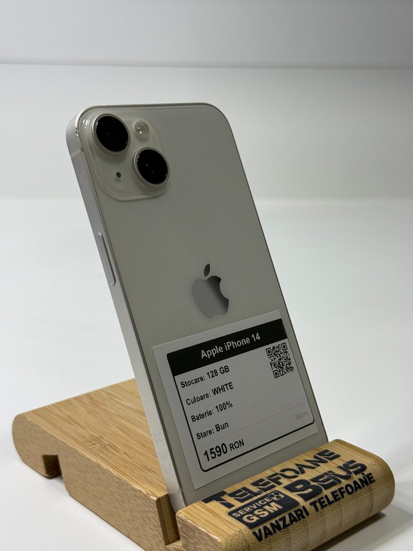 Apple iPhone 14 - White, 128 GB, Bun - 2