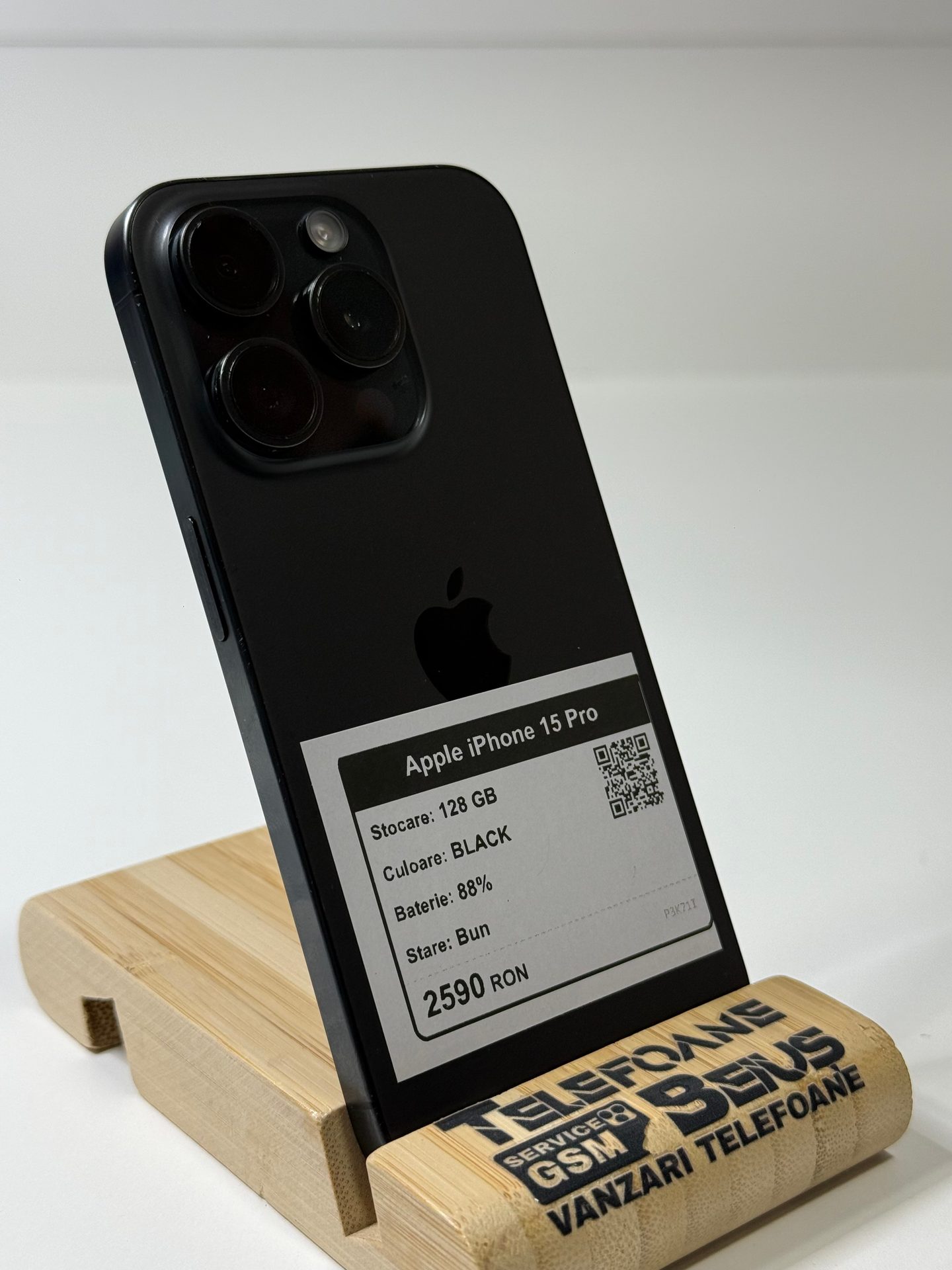 Apple iPhone 15 Pro - Black, 128 GB, Bun - 2