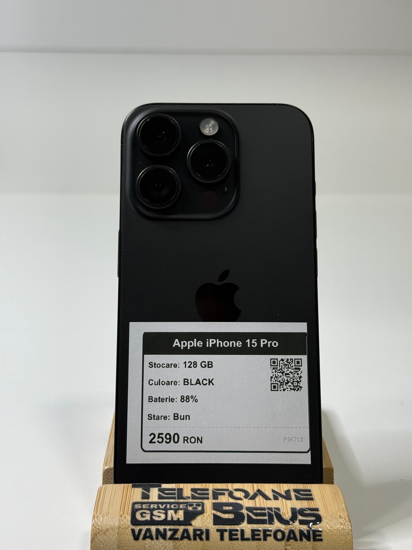 Apple iPhone 15 Pro - Black, 128 GB, Bun - 3