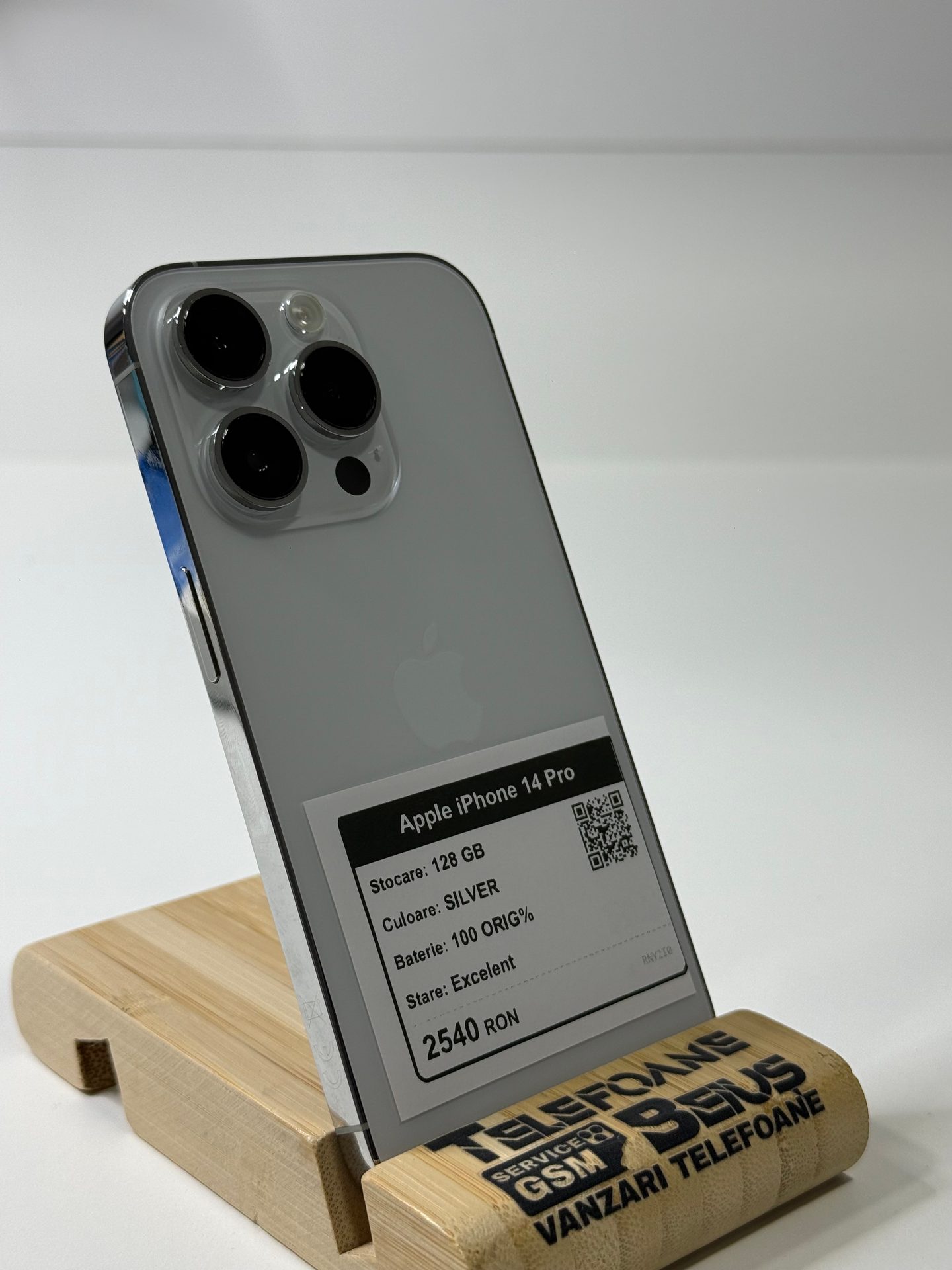 Apple iPhone 14 Pro - Silver, 128 GB, Excelent - 2