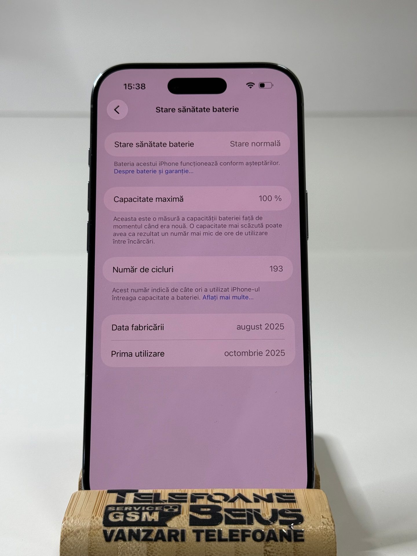 Apple iPhone Air - Sky Blue, 256 GB, Foarte Bun - 4