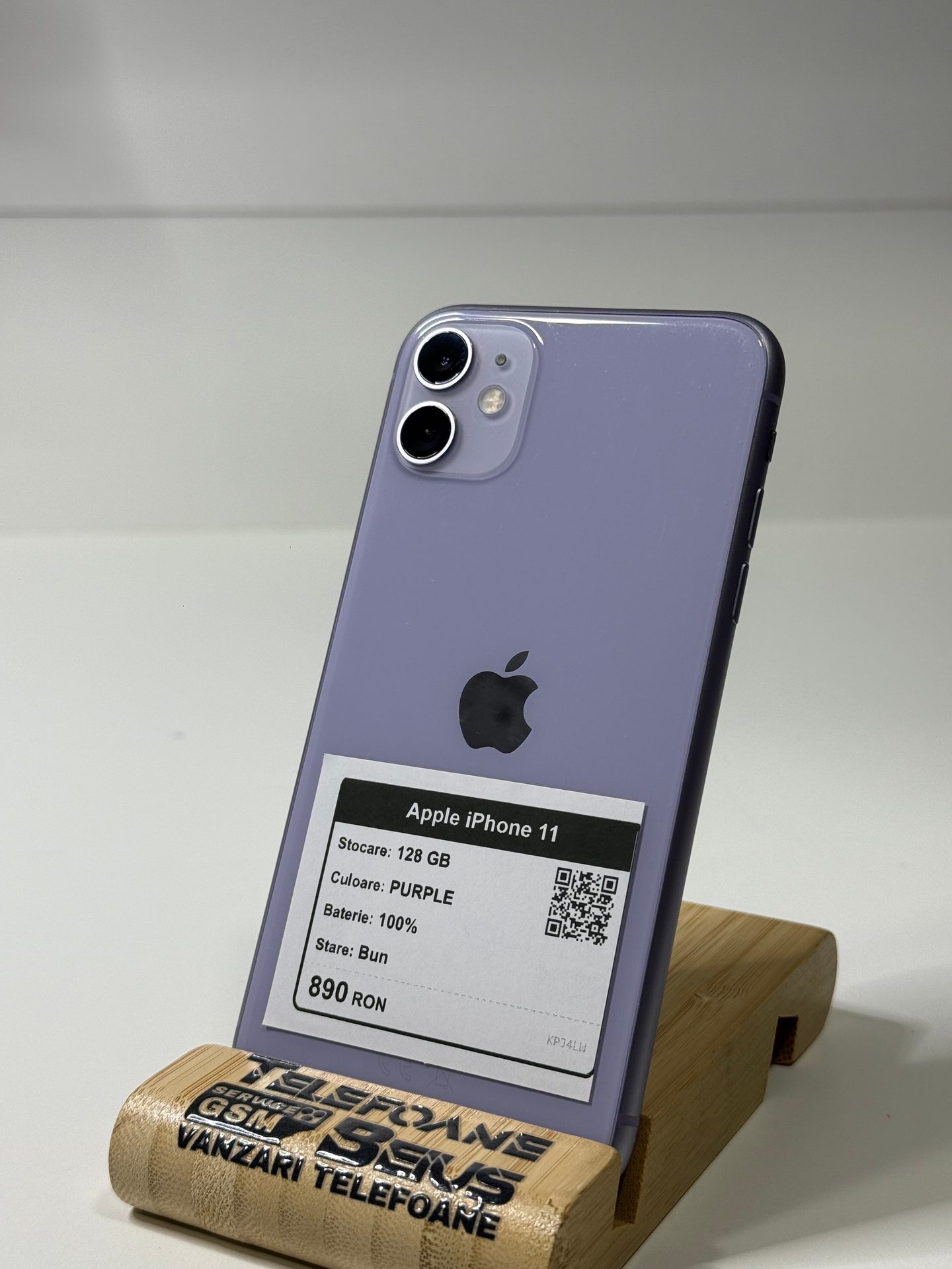 Apple iPhone 11 - Purple, 128 GB, Bun - 1