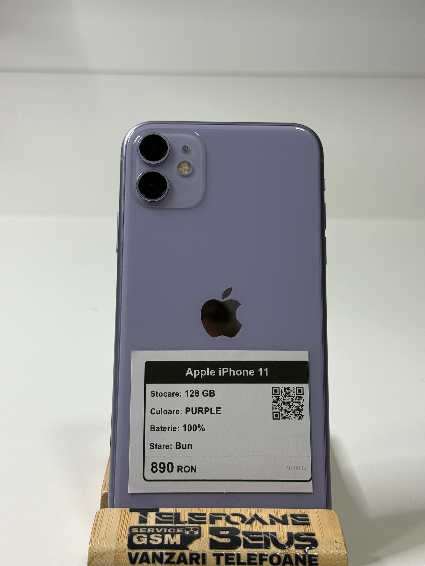 Apple iPhone 11 - Purple, 128 GB, Bun - 3