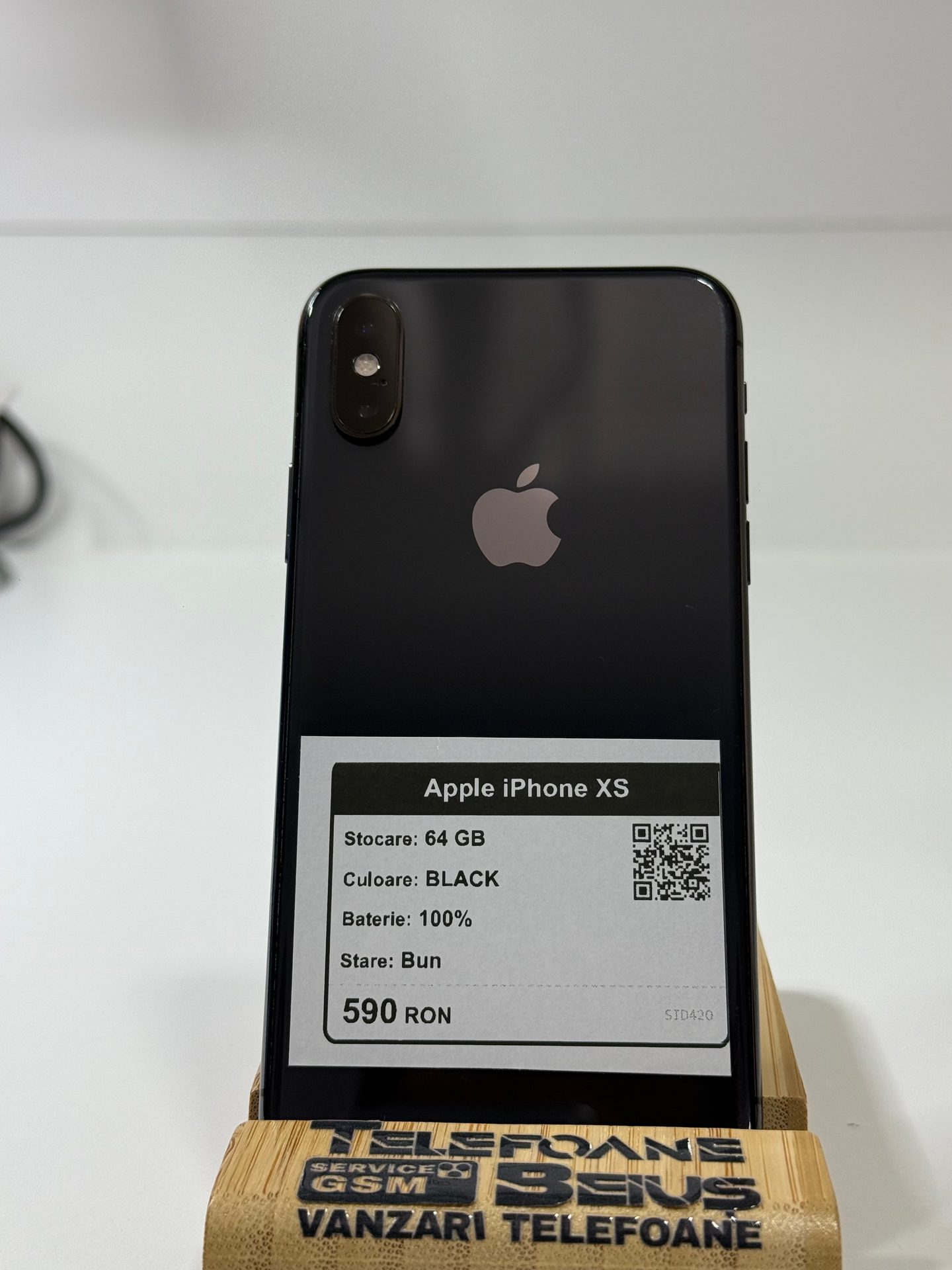 Apple iPhone XS - Black, 64 GB, Bun - 3