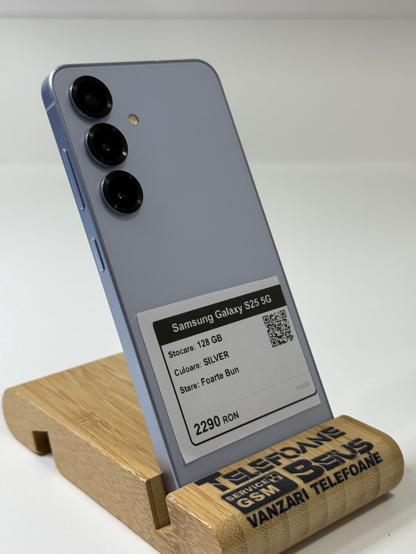 Samsung Galaxy S25 5G - Silver, 128 GB, Foarte Bun - 2