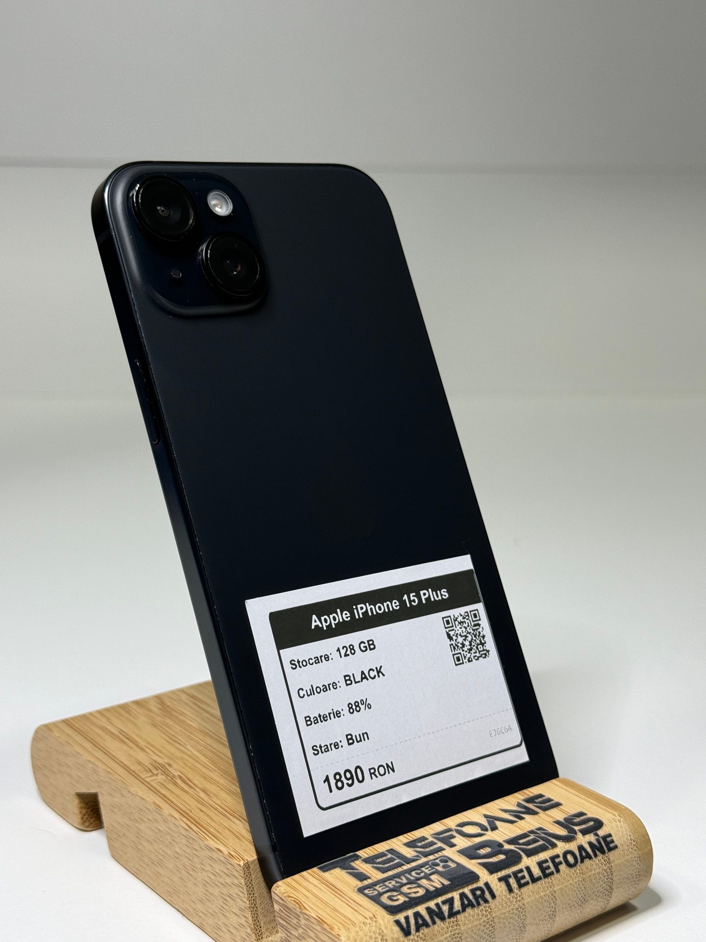 Apple iPhone 15 Plus - Black, 128 GB, Bun - 2