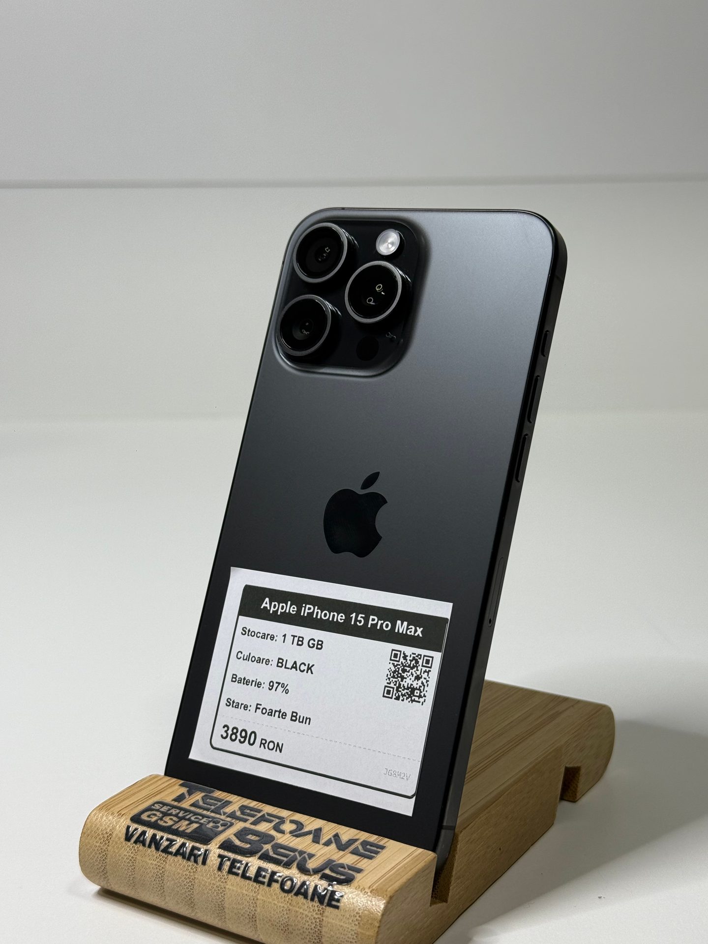 Apple iPhone 15 Pro Max - Black, 1 TB GB, Foarte Bun - 1