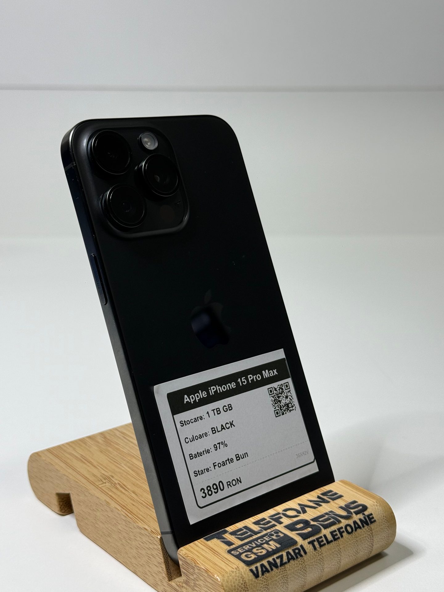 Apple iPhone 15 Pro Max - Black, 1 TB GB, Foarte Bun - 2