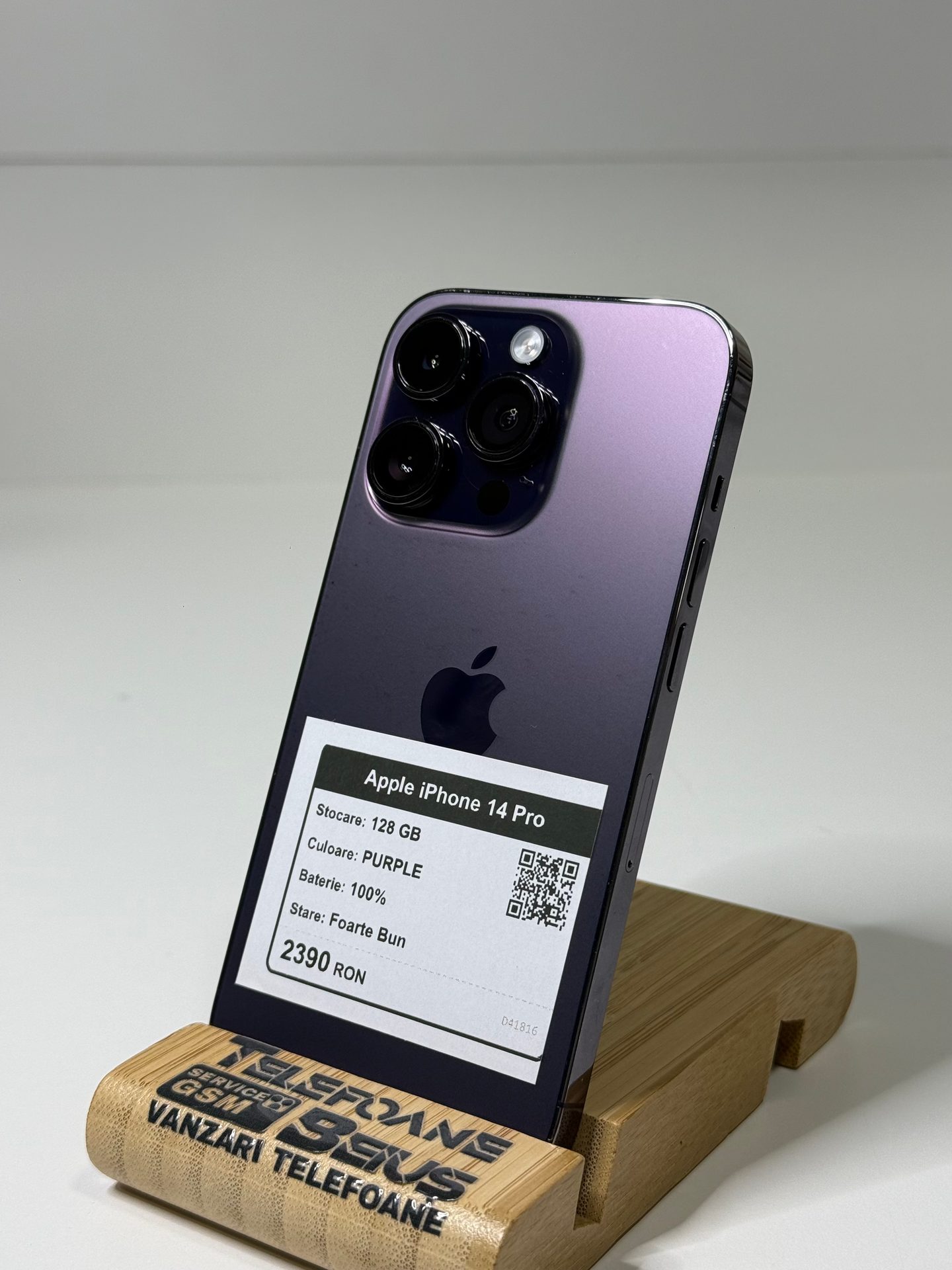 Apple iPhone 14 Pro - Purple, 128 GB, Foarte Bun - 1