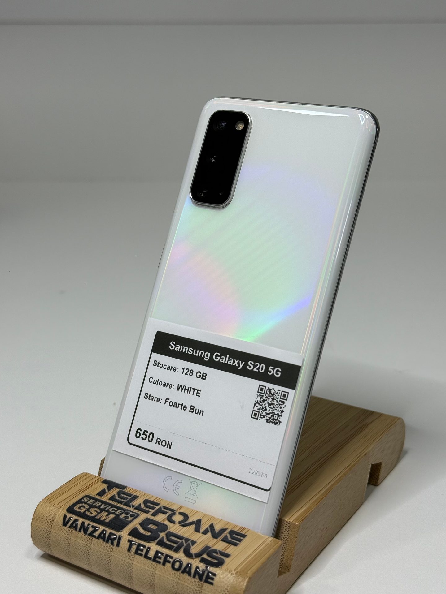 Samsung Galaxy S20 5G - White, 128 GB, Foarte Bun - 1