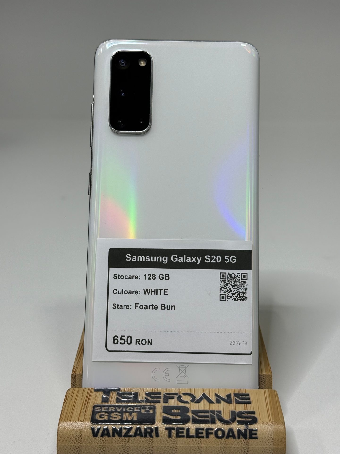 Samsung Galaxy S20 5G - White, 128 GB, Foarte Bun - 3