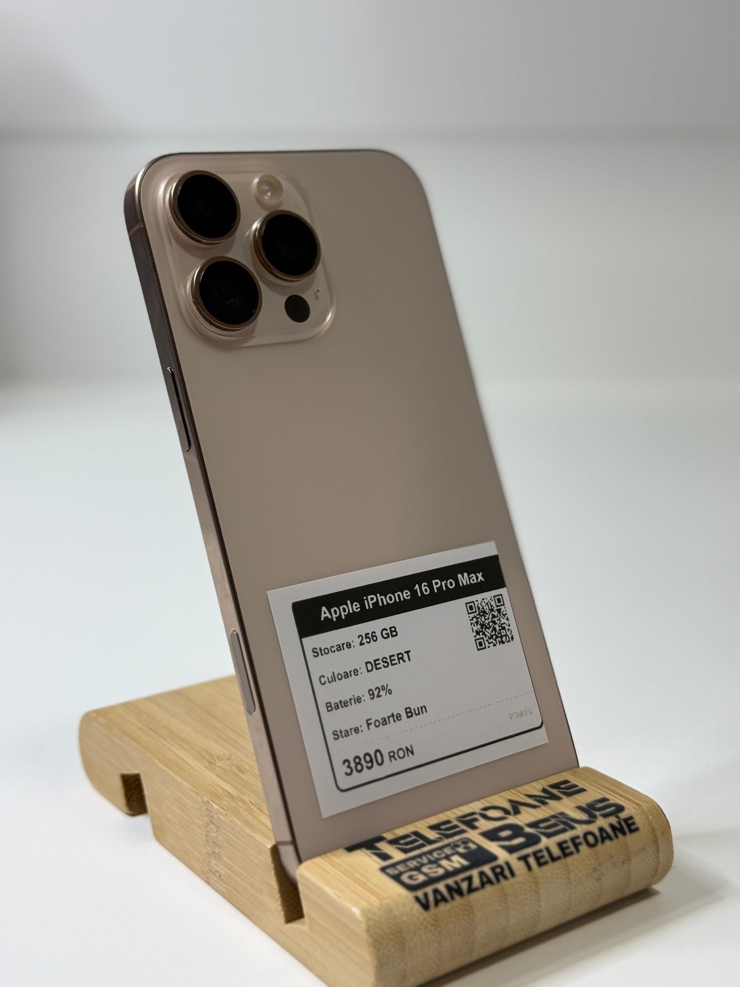 Apple iPhone 16 Pro Max - Desert, 256 GB, Foarte Bun - 2