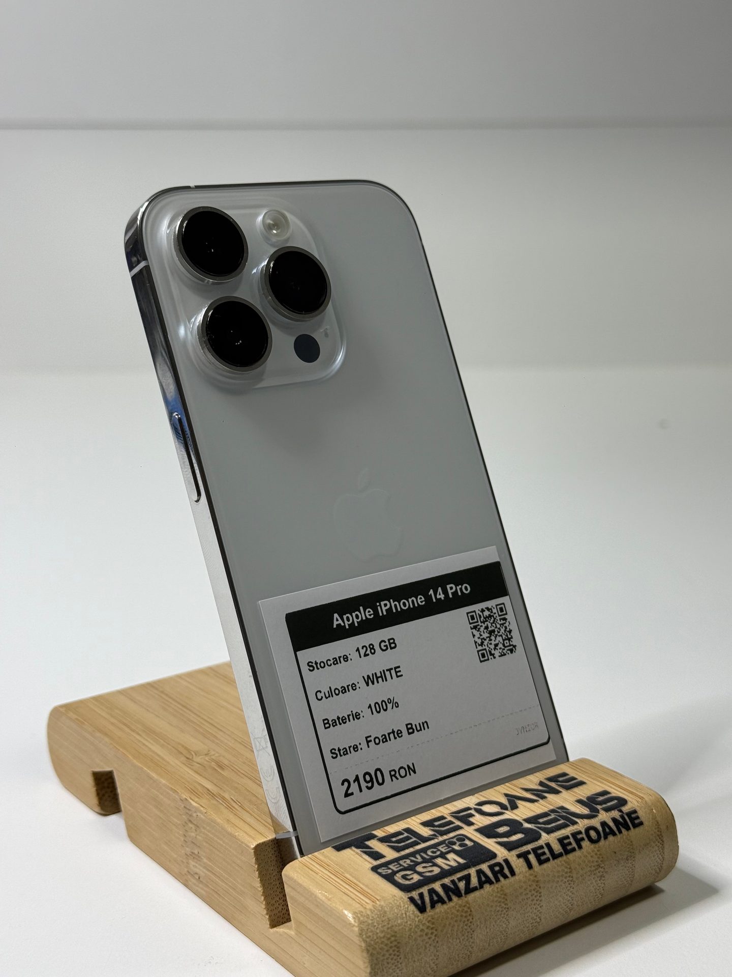 Apple iPhone 14 Pro - White, 128 GB, Foarte Bun - 3