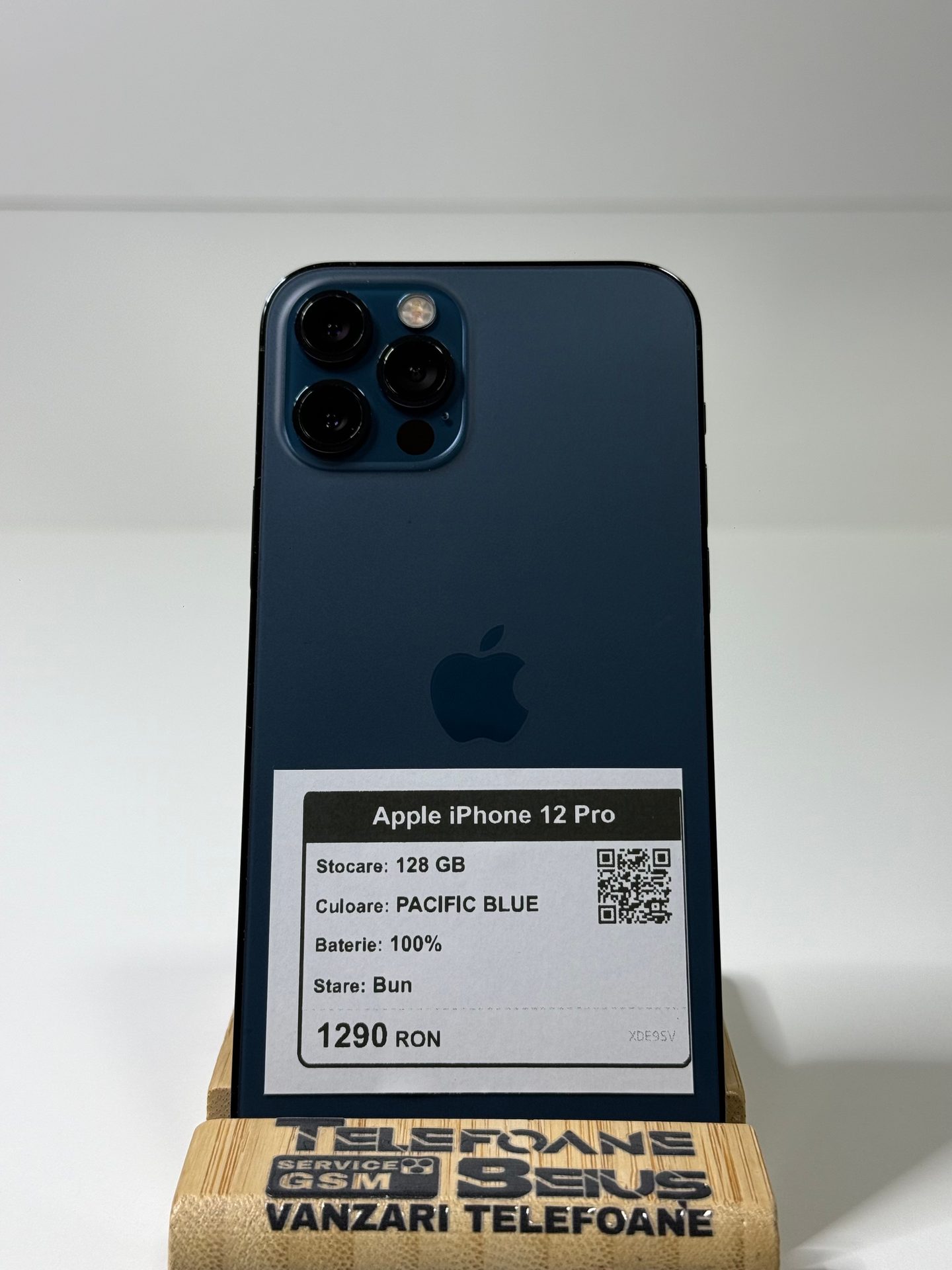 Apple iPhone 12 Pro - Pacific Blue, 128 GB, Bun - 3