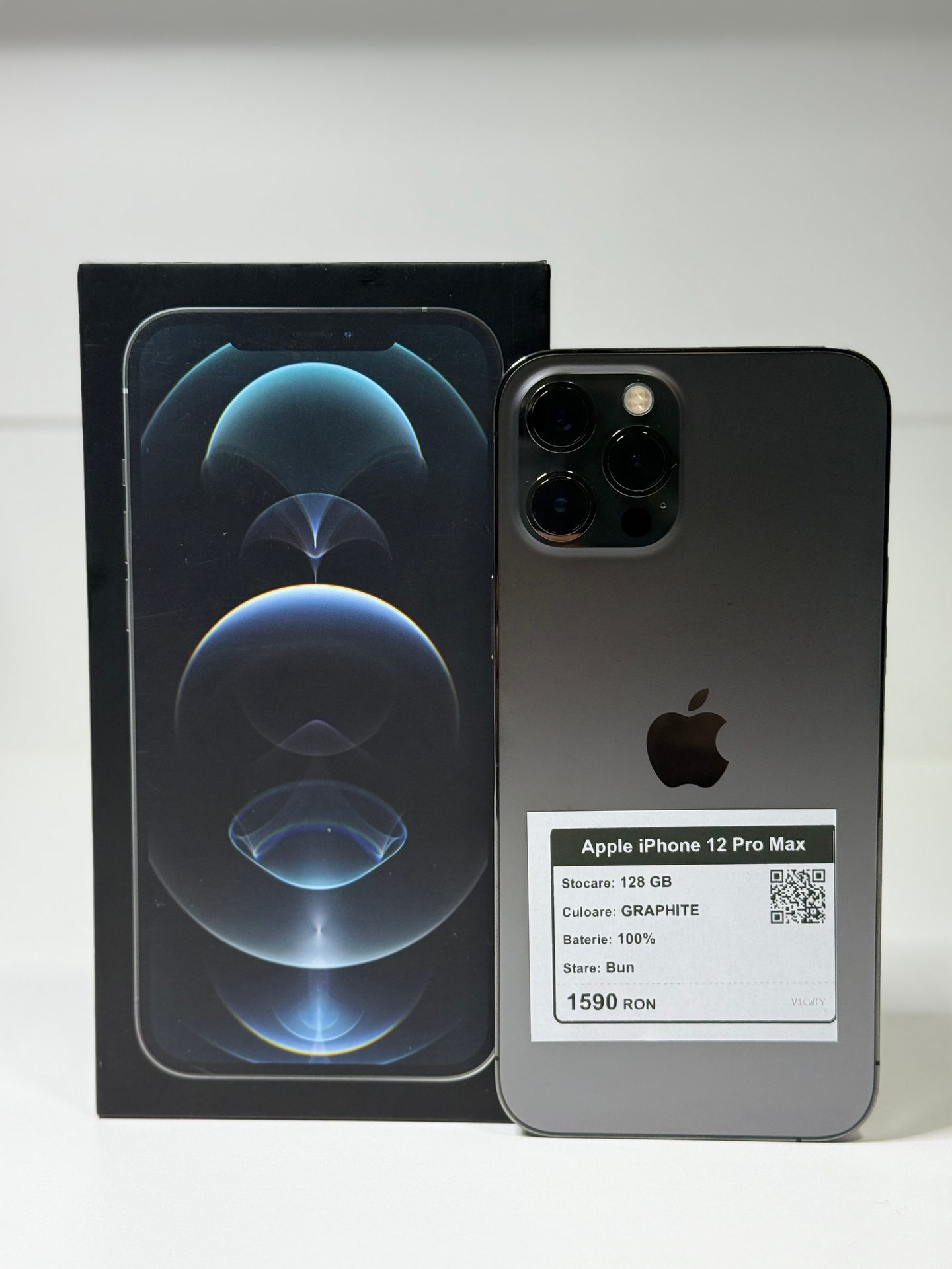 Apple iPhone 12 Pro Max - Graphite, 128 GB, Bun - 1