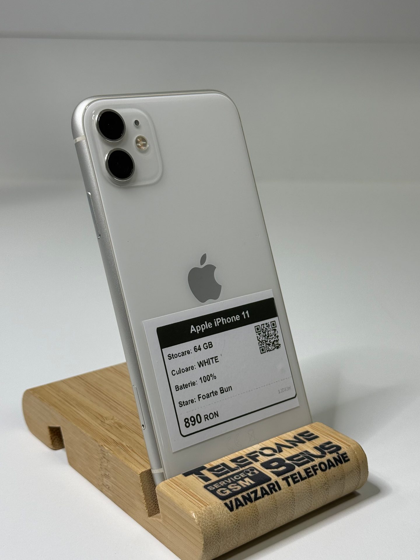 Apple iPhone 11 - White, 64 GB, Foarte Bun - 2