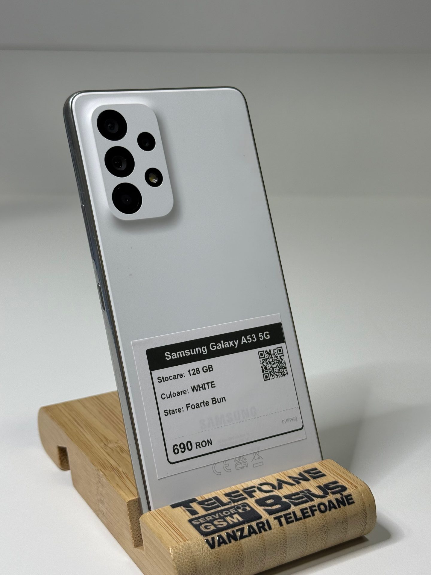 Samsung Galaxy A53 5G - White, 128 GB, Foarte Bun - 2