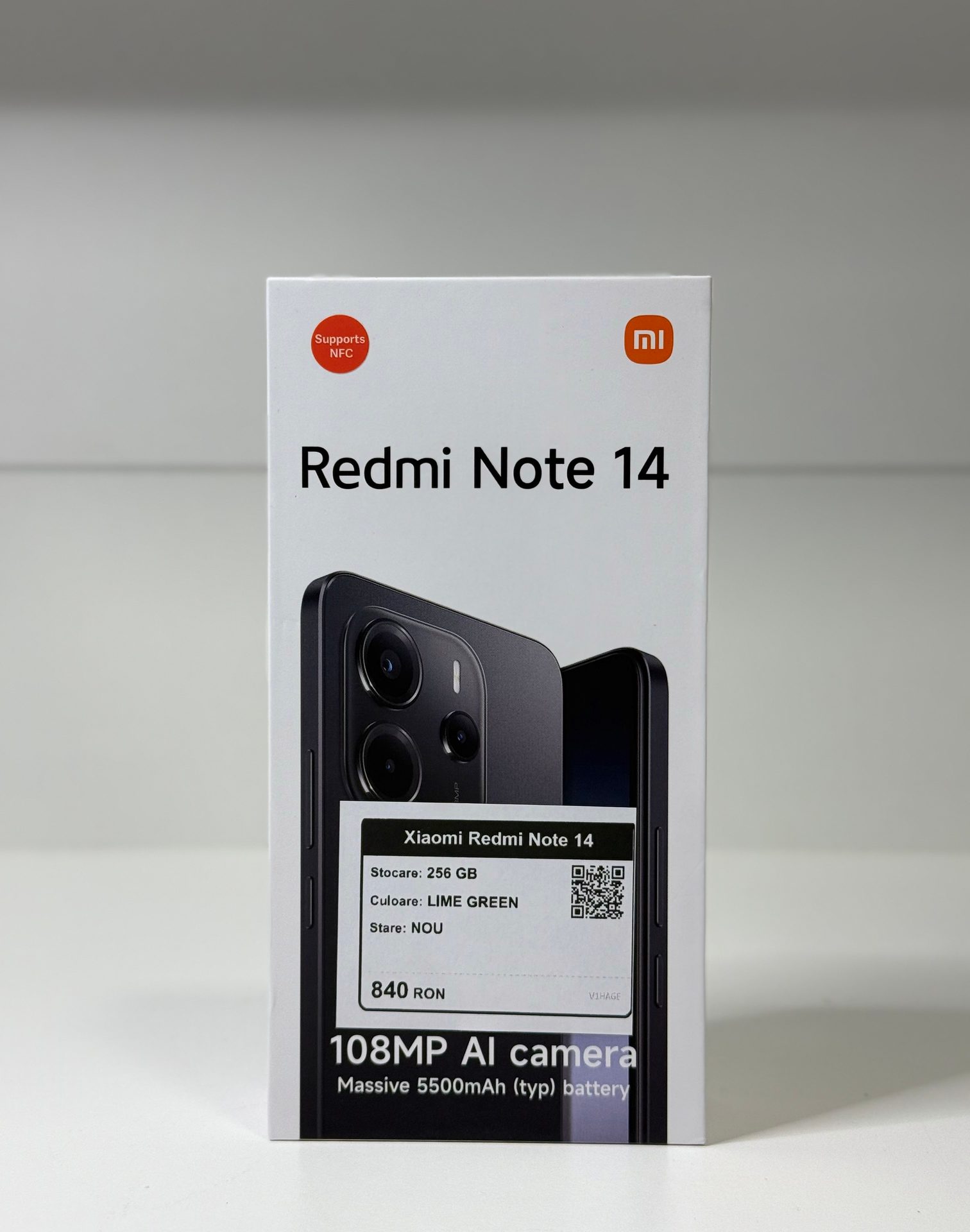 Xiaomi Redmi Note 14 - Lime Green, 256 GB, Nou Sigilat - 1