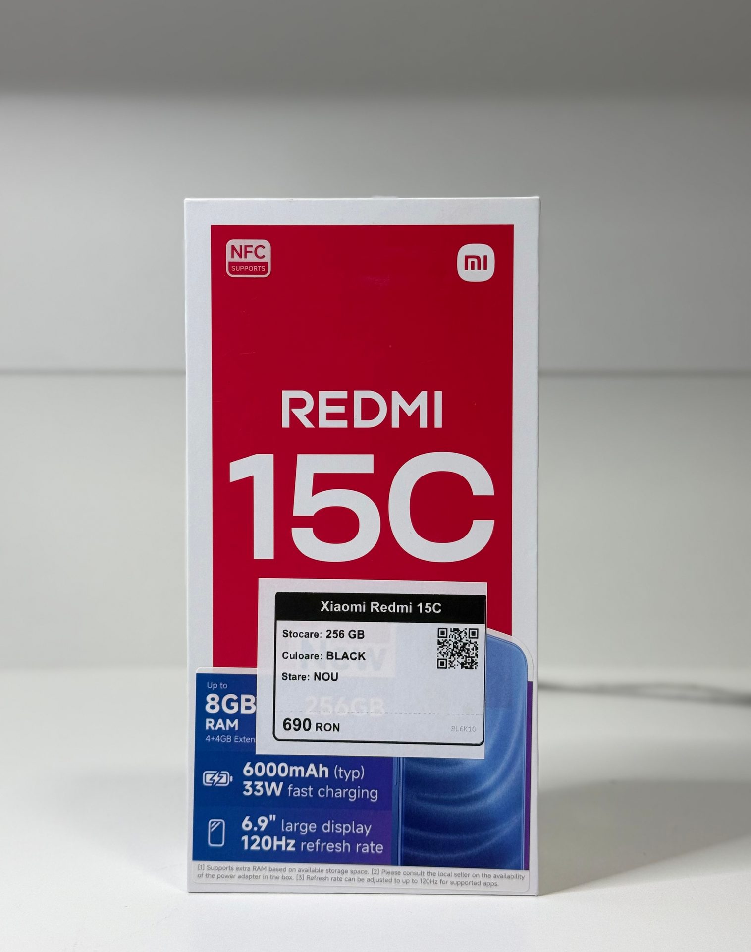 Xiaomi Redmi 15C - Black, 256 GB, Nou Sigilat - 1