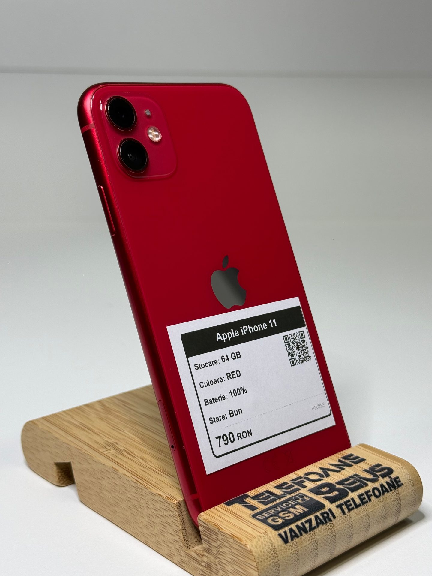 Apple iPhone 11 - Red, 64 GB, Bun - 2