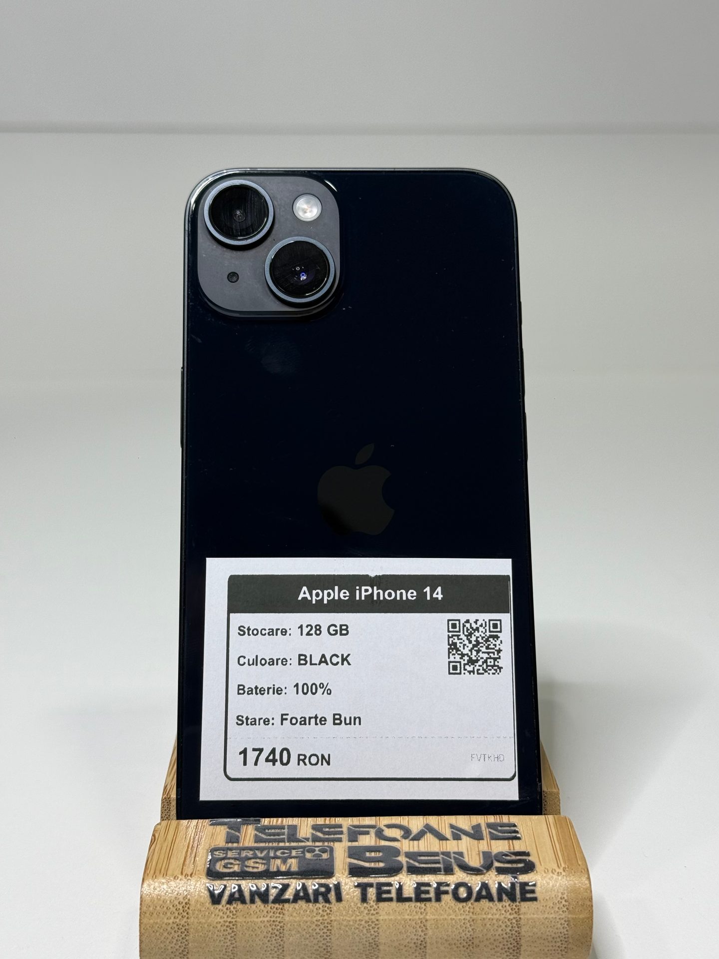 Apple iPhone 14 - Black, 128 GB, Foarte Bun - 3