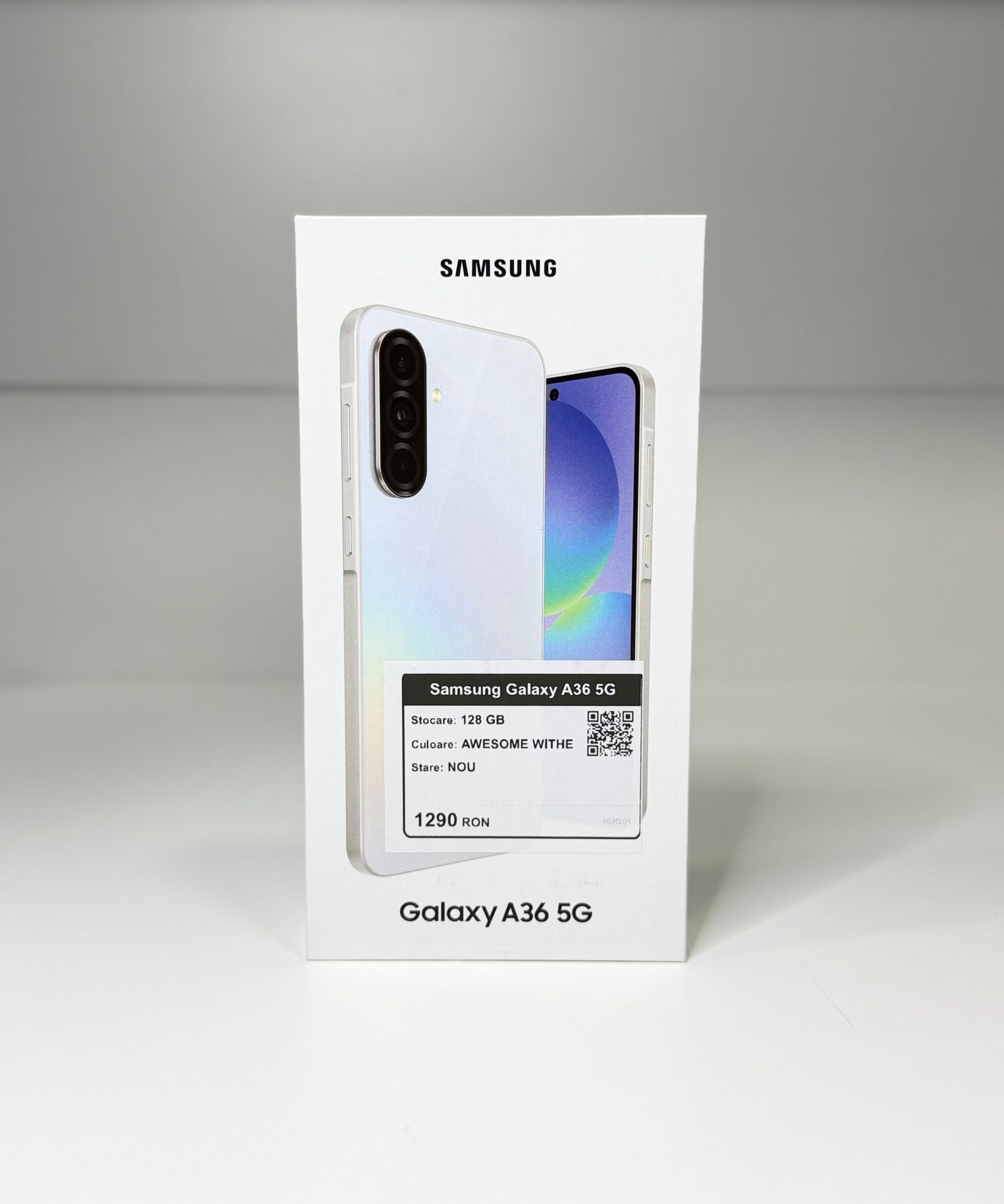 Samsung Galaxy A36 5G - Awesome Withe, 128 GB, Nou Sigilat - 1