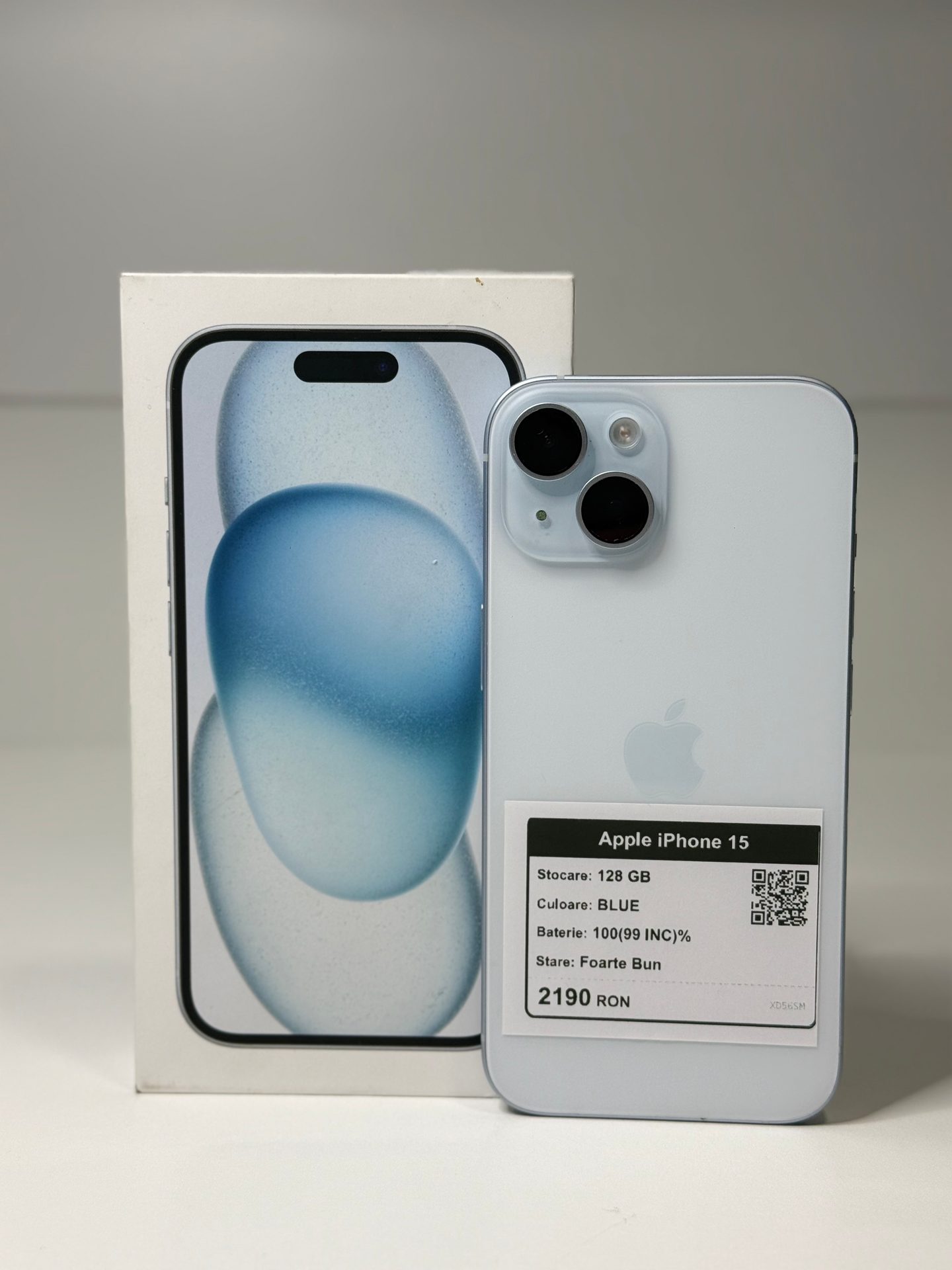 Apple iPhone 15 - Blue, 128 GB, Foarte Bun - 1