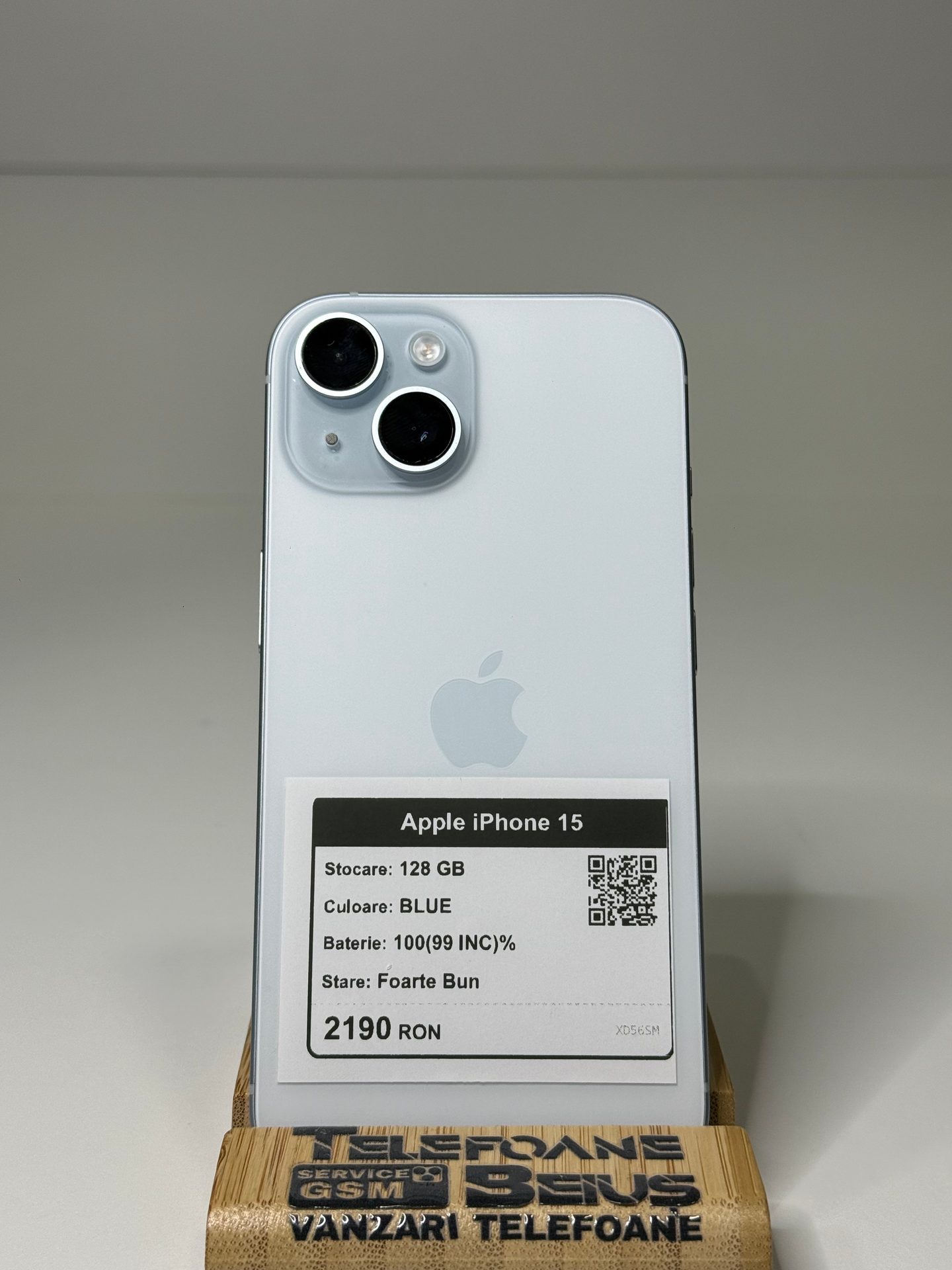 Apple iPhone 15 - Blue, 128 GB, Foarte Bun - 4