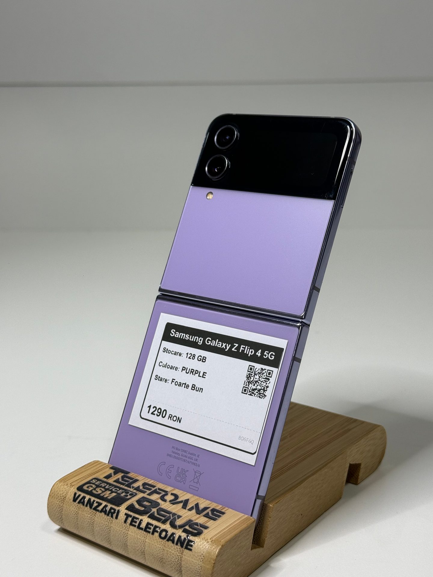 Samsung Galaxy Z Flip 4 5G - Purple, 128 GB, Foarte Bun - 1