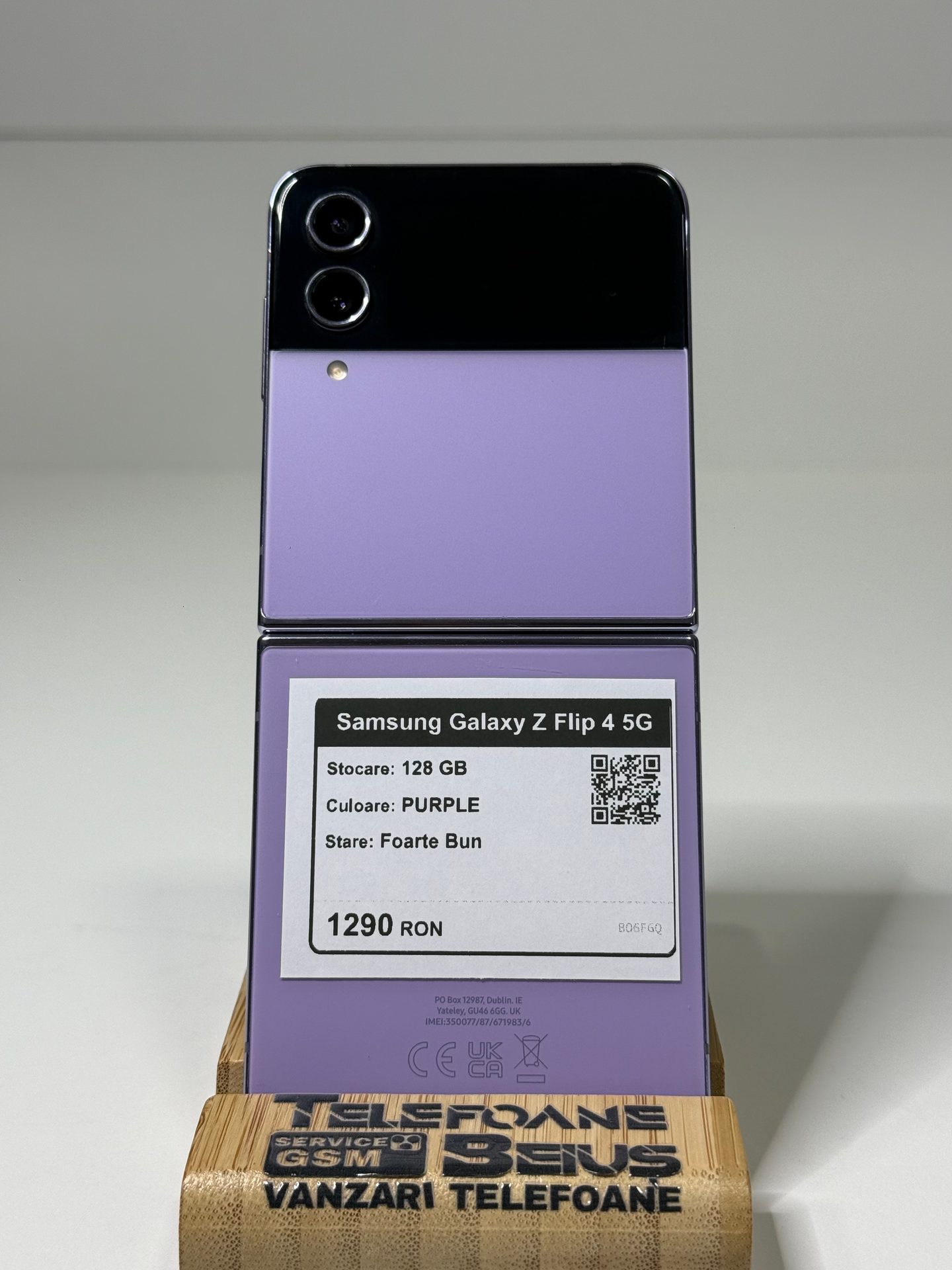 Samsung Galaxy Z Flip 4 5G - Purple, 128 GB, Foarte Bun - 3