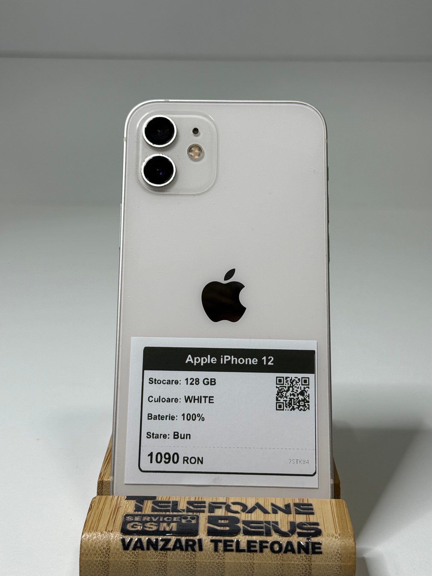 Apple iPhone 12 - White, 128 GB, Bun - 3