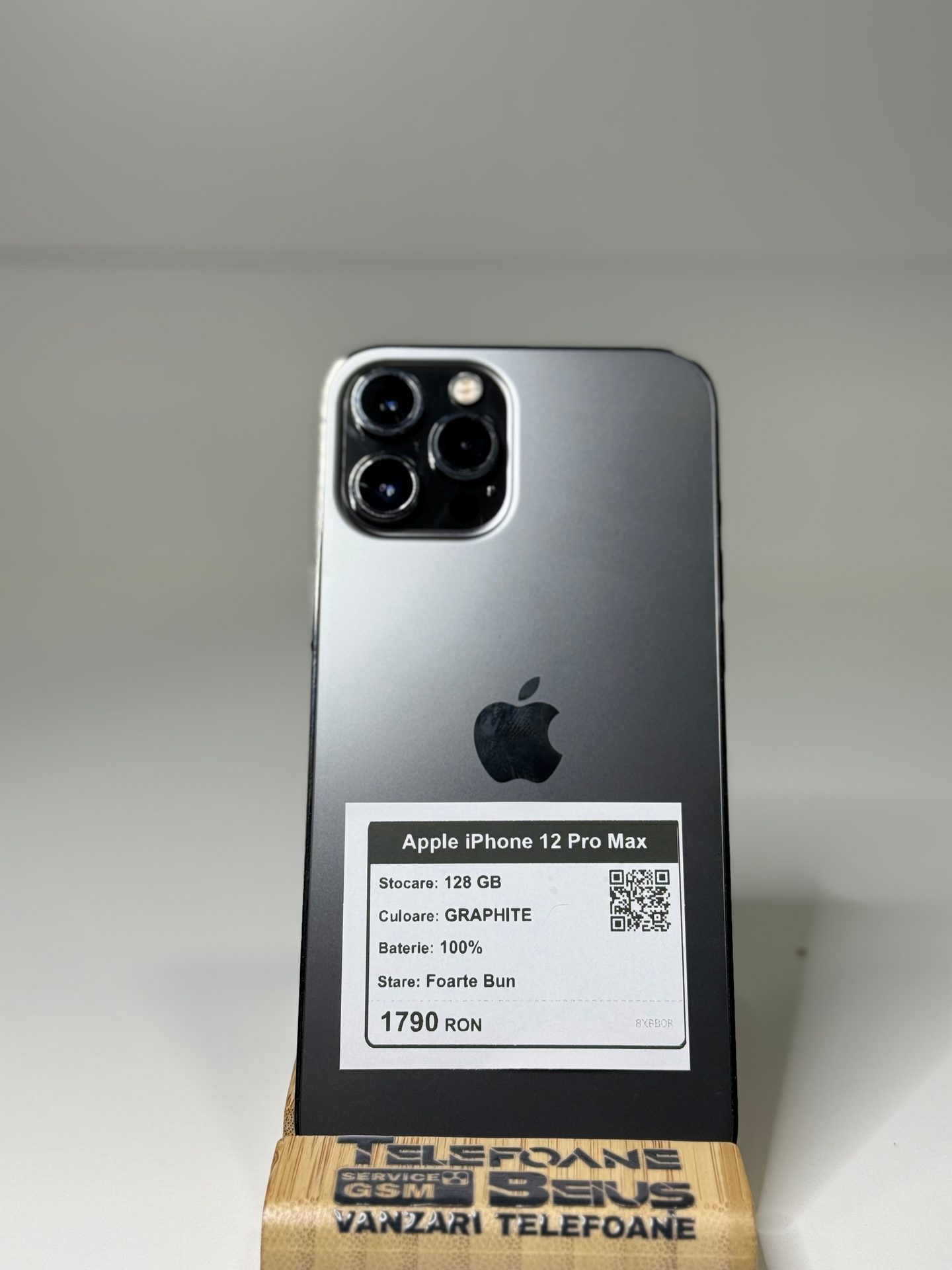 Apple iPhone 12 Pro Max - Graphite, 128 GB, Foarte Bun - 3