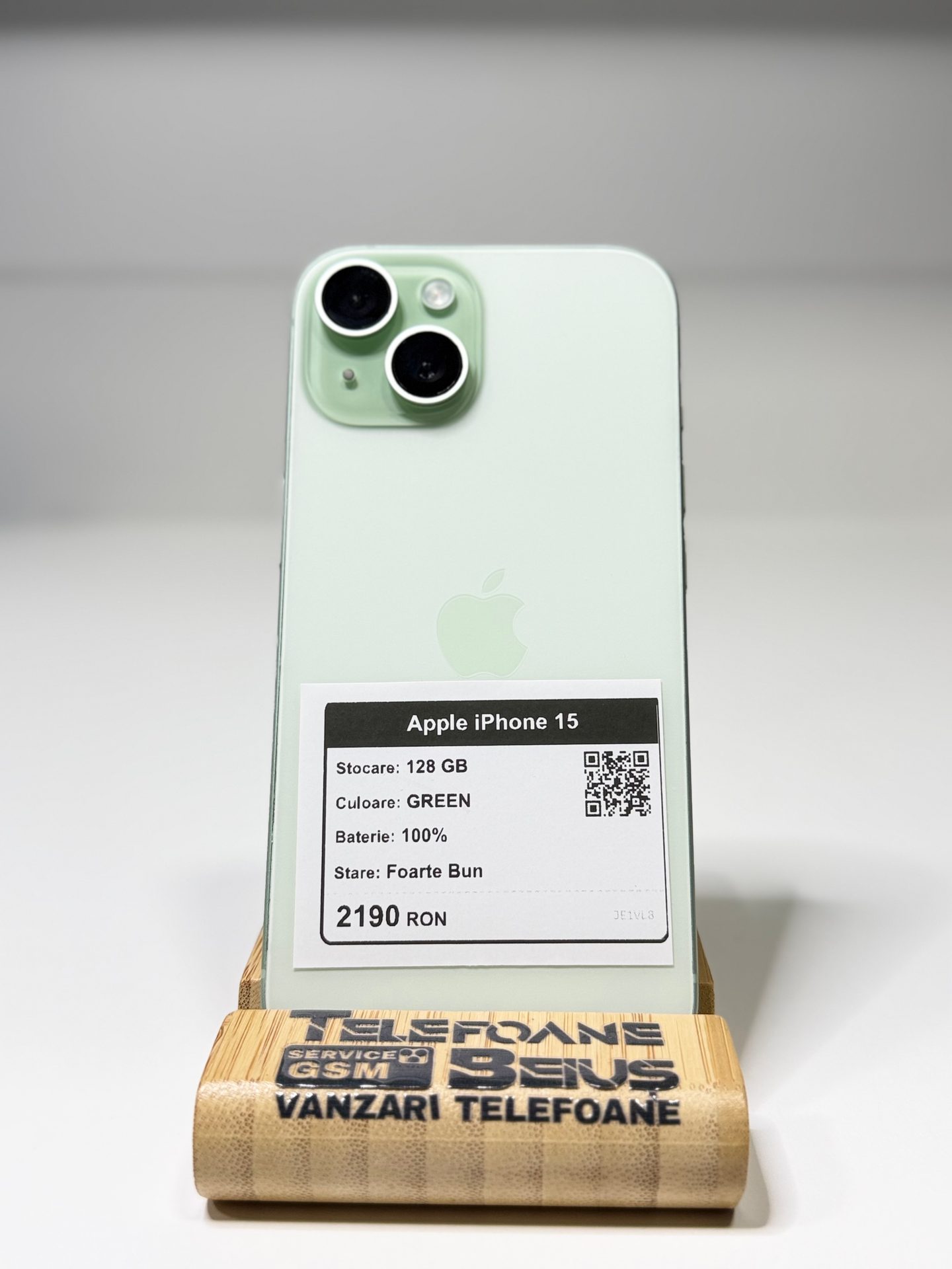 Apple iPhone 15 - Green, 128 GB, Foarte Bun - 3