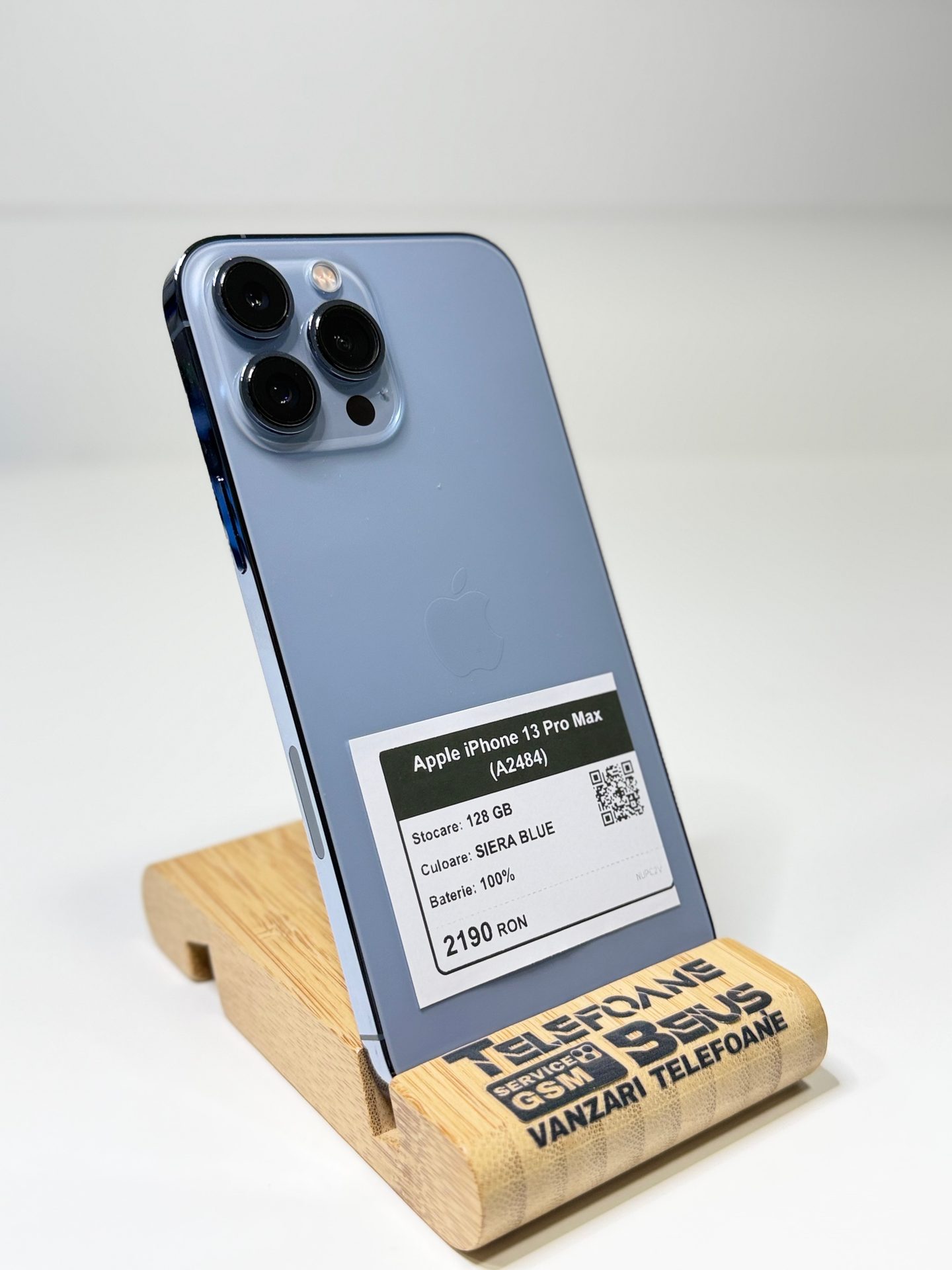 Apple iPhone 13 Pro Max (A2484) - Siera Blue, 128 GB, Foarte Bun - 2