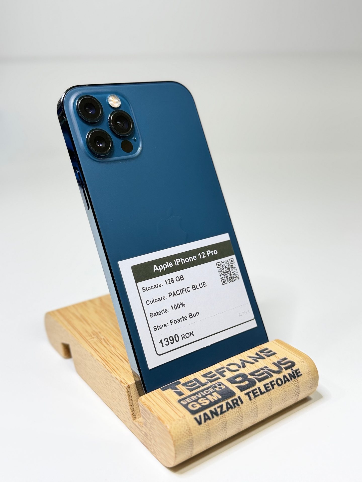 Apple iPhone 12 Pro - Pacific Blue, 128 GB, Foarte Bun - 2