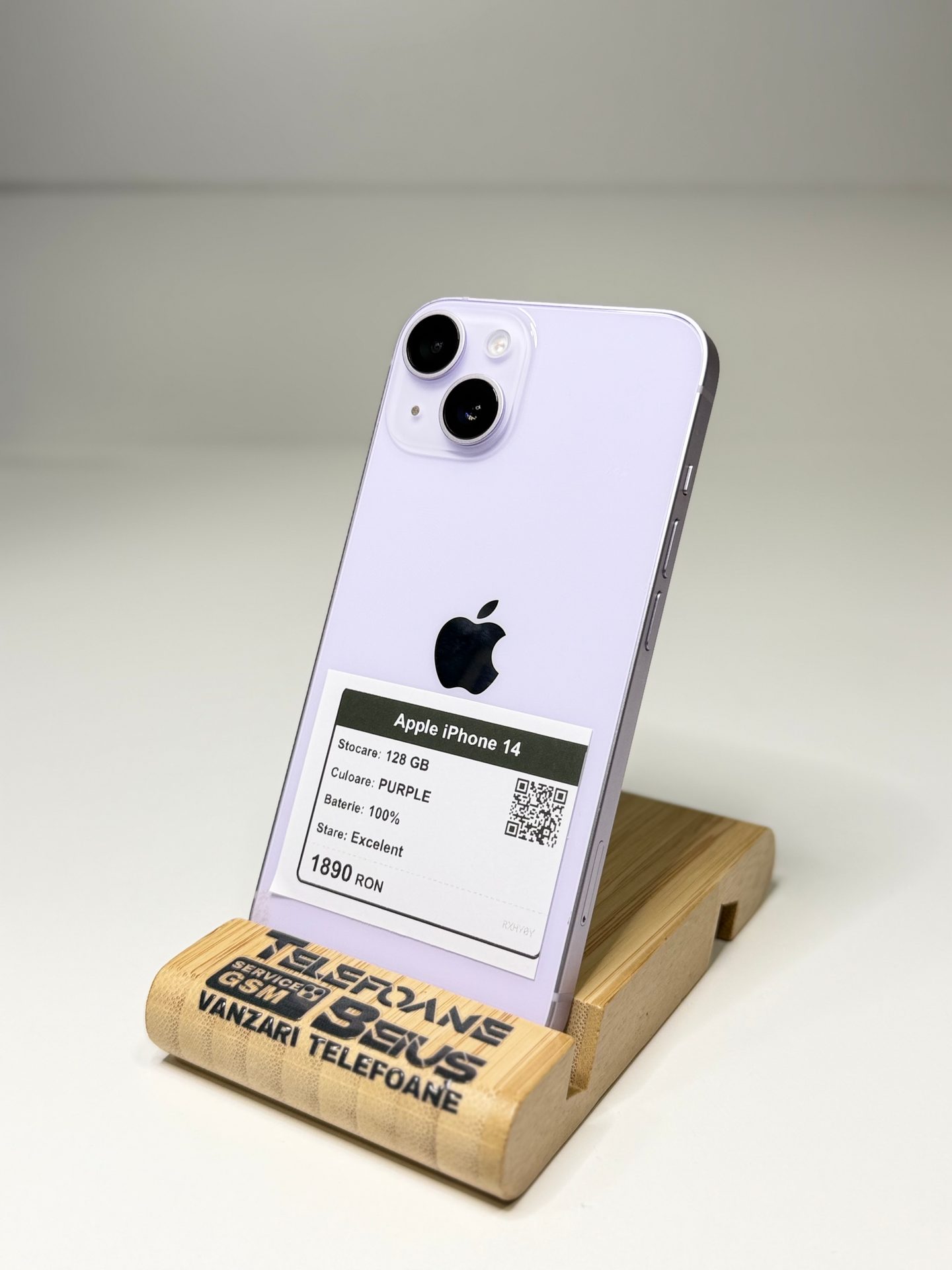 Apple iPhone 14 - Purple, 128 GB, Excelent - 1