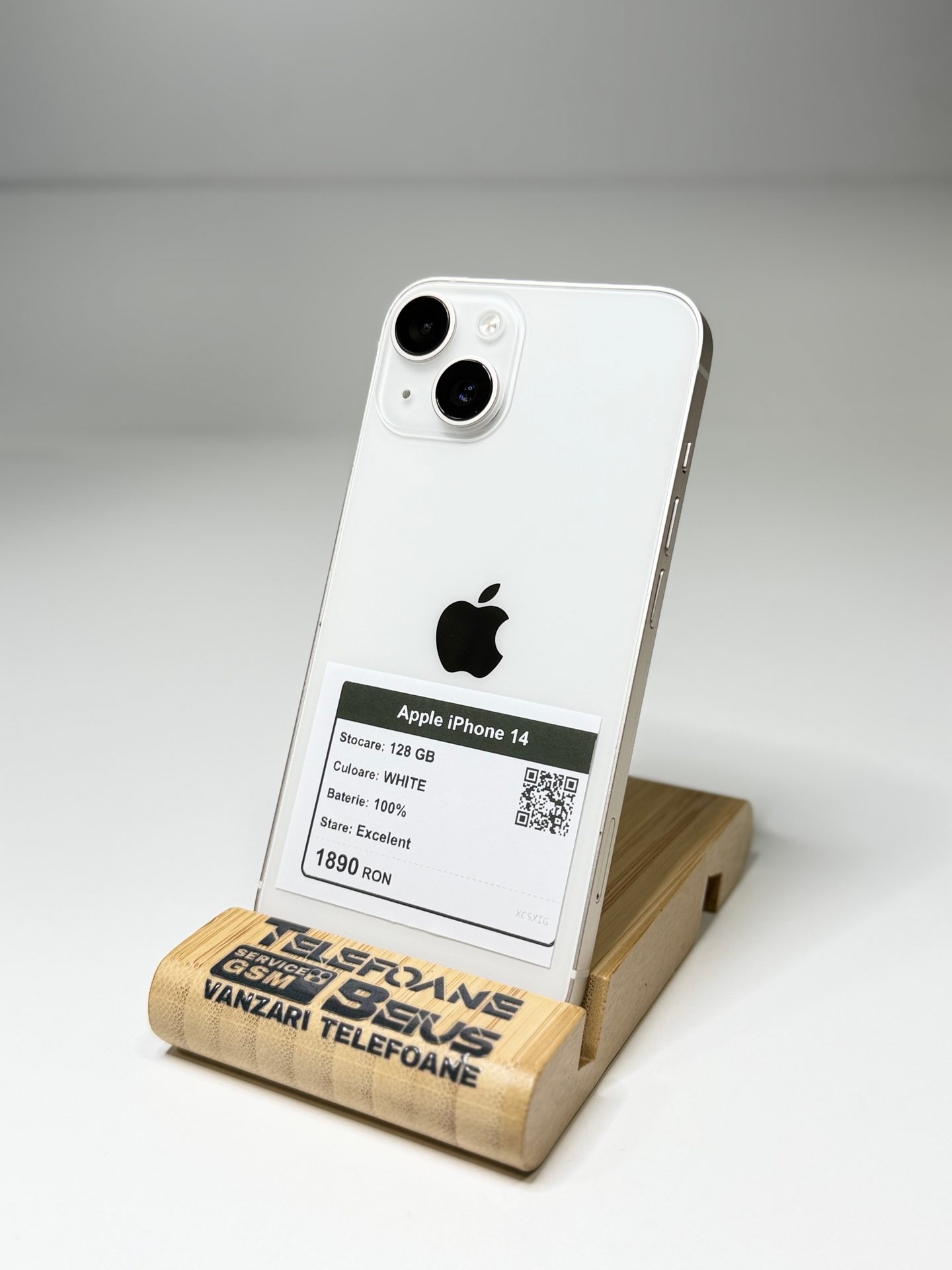 Apple iPhone 14 - White, 128 GB, Excelent - 1