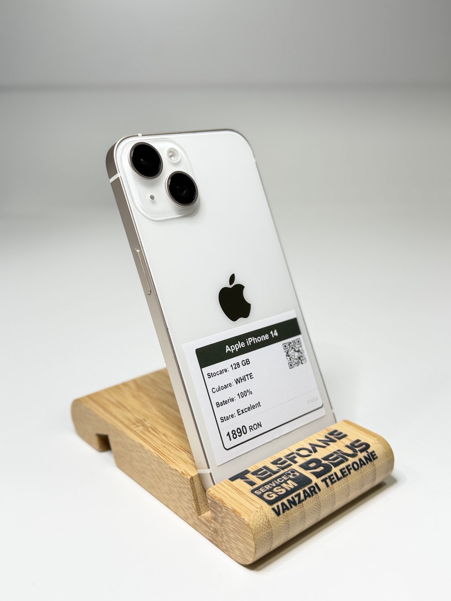 Apple iPhone 14 - White, 128 GB, Excelent - 2