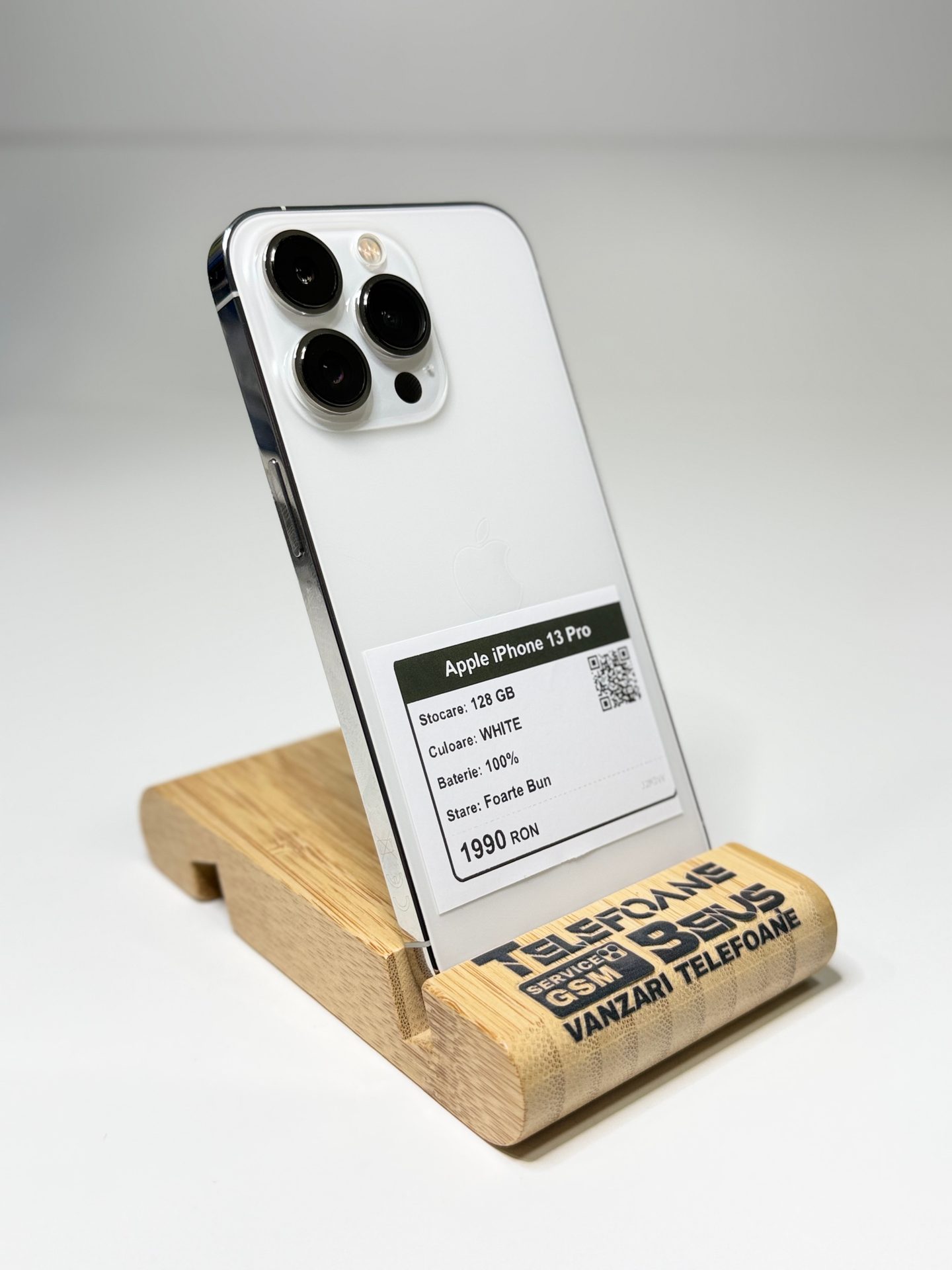 Apple iPhone 13 Pro - White, 128 GB, Foarte Bun - 3