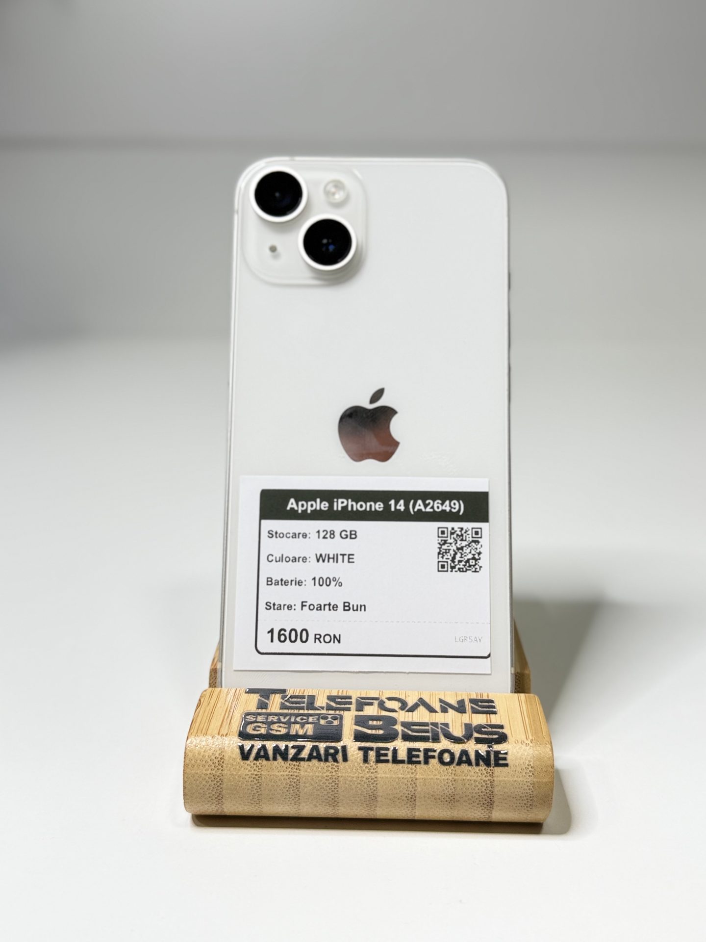 Apple iPhone 14 (A2649) - White, 128 GB, Foarte Bun - 4