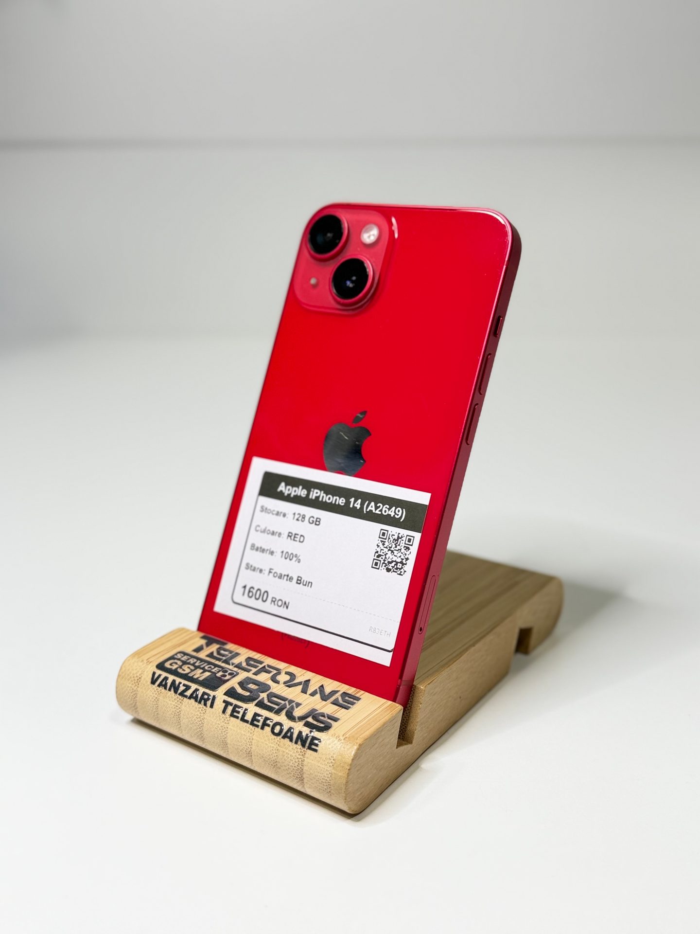 Apple iPhone 14 (A2649) - Red, 128 GB, Foarte Bun - 2