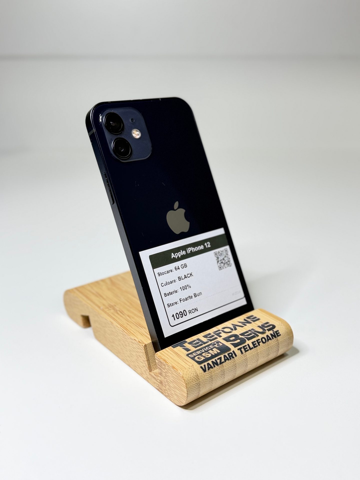 Apple iPhone 12 - Black, 64 GB, Foarte Bun - 2