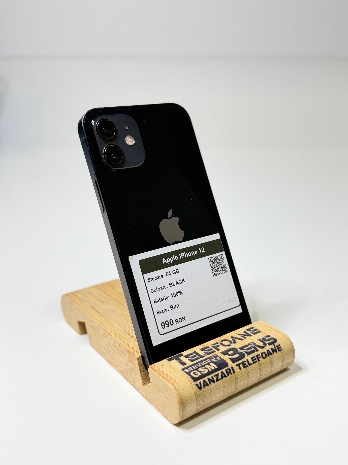 Apple iPhone 12 - Black, 64 GB, Bun - 2