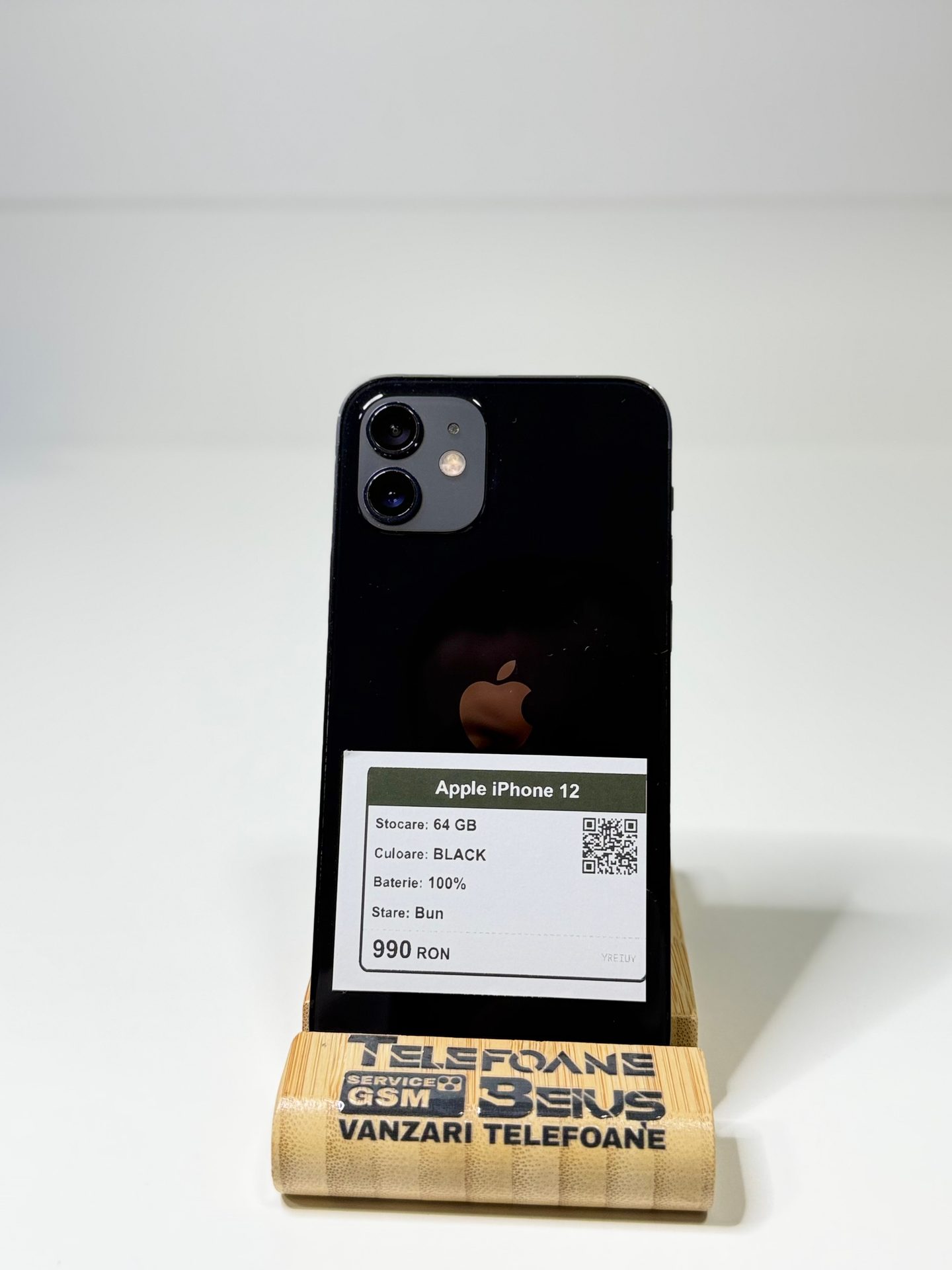 Apple iPhone 12 - Black, 64 GB, Bun - 3